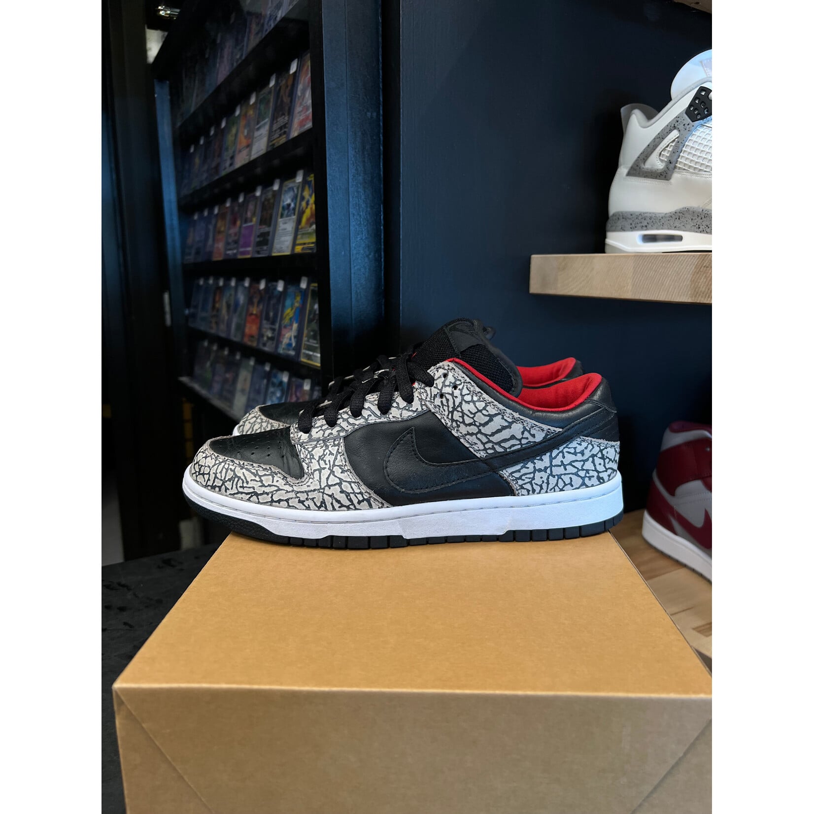 Nike Nike SB Dunk Low Supreme Black Cement (2002) Size 9, PREOWNED NO BOX NO OG*
