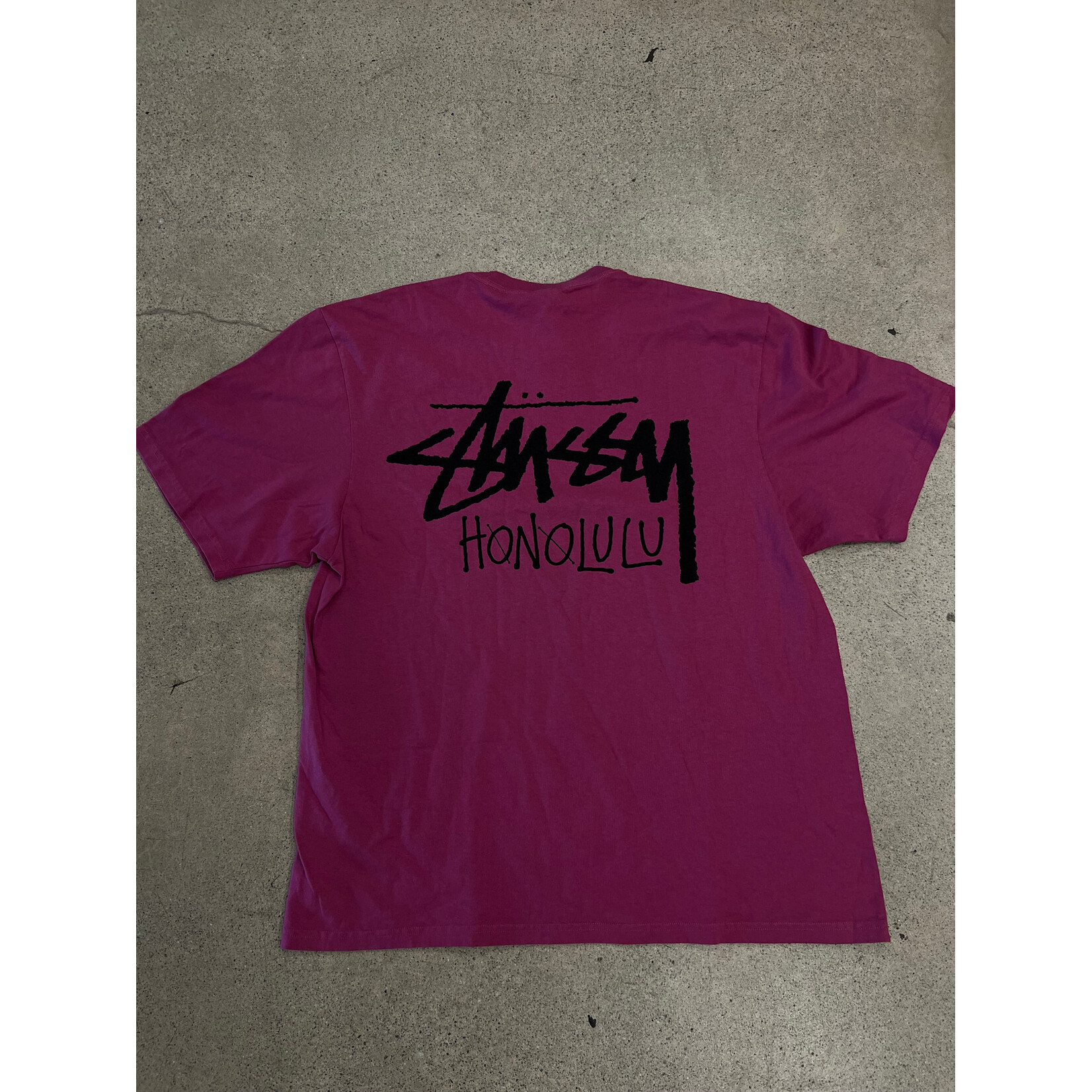 Stussy Stussy Chapter Tee Honolulu Berry  Size Large, DS BRAND NEW