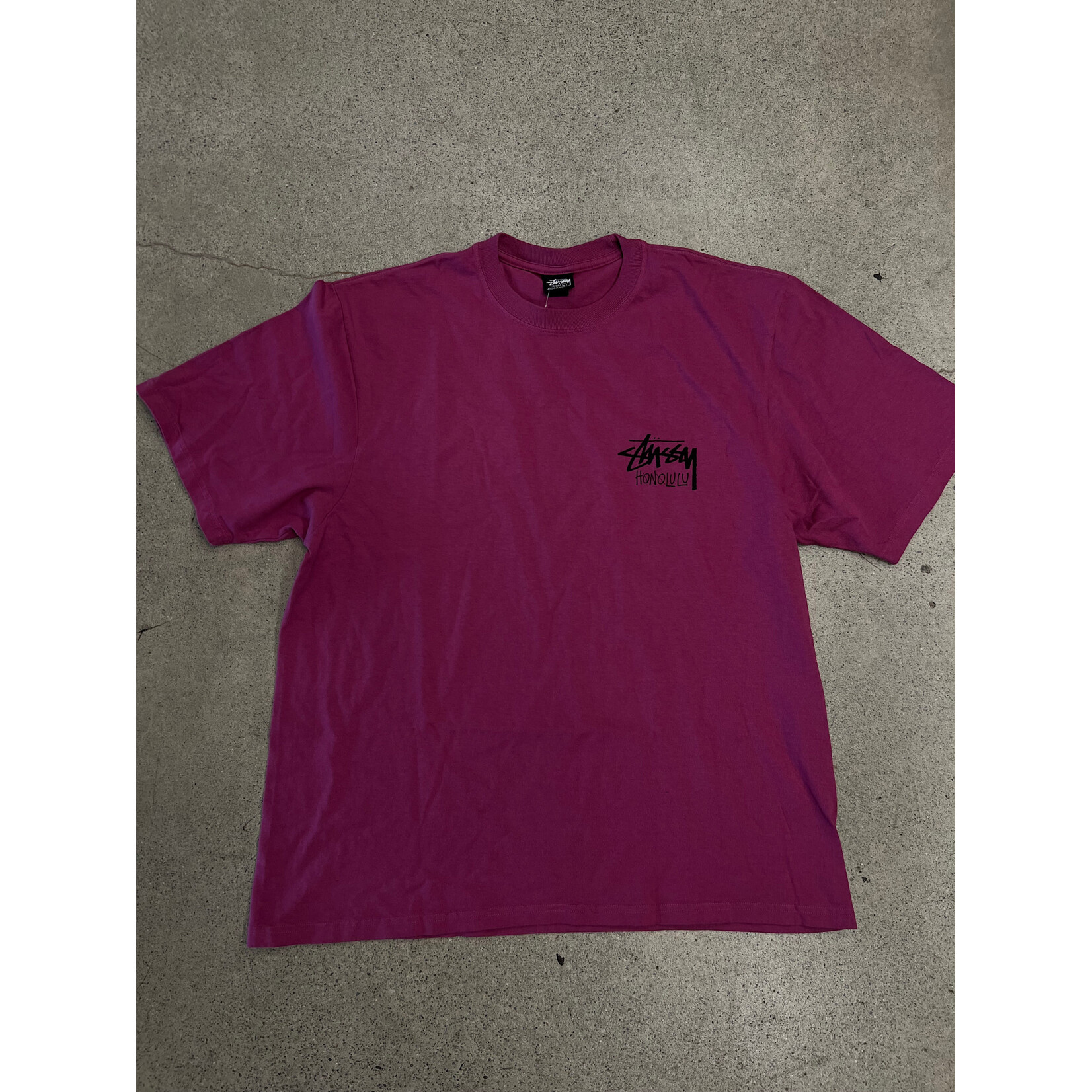 Stussy Stussy Chapter Tee Honolulu Berry  Size Large, DS BRAND NEW