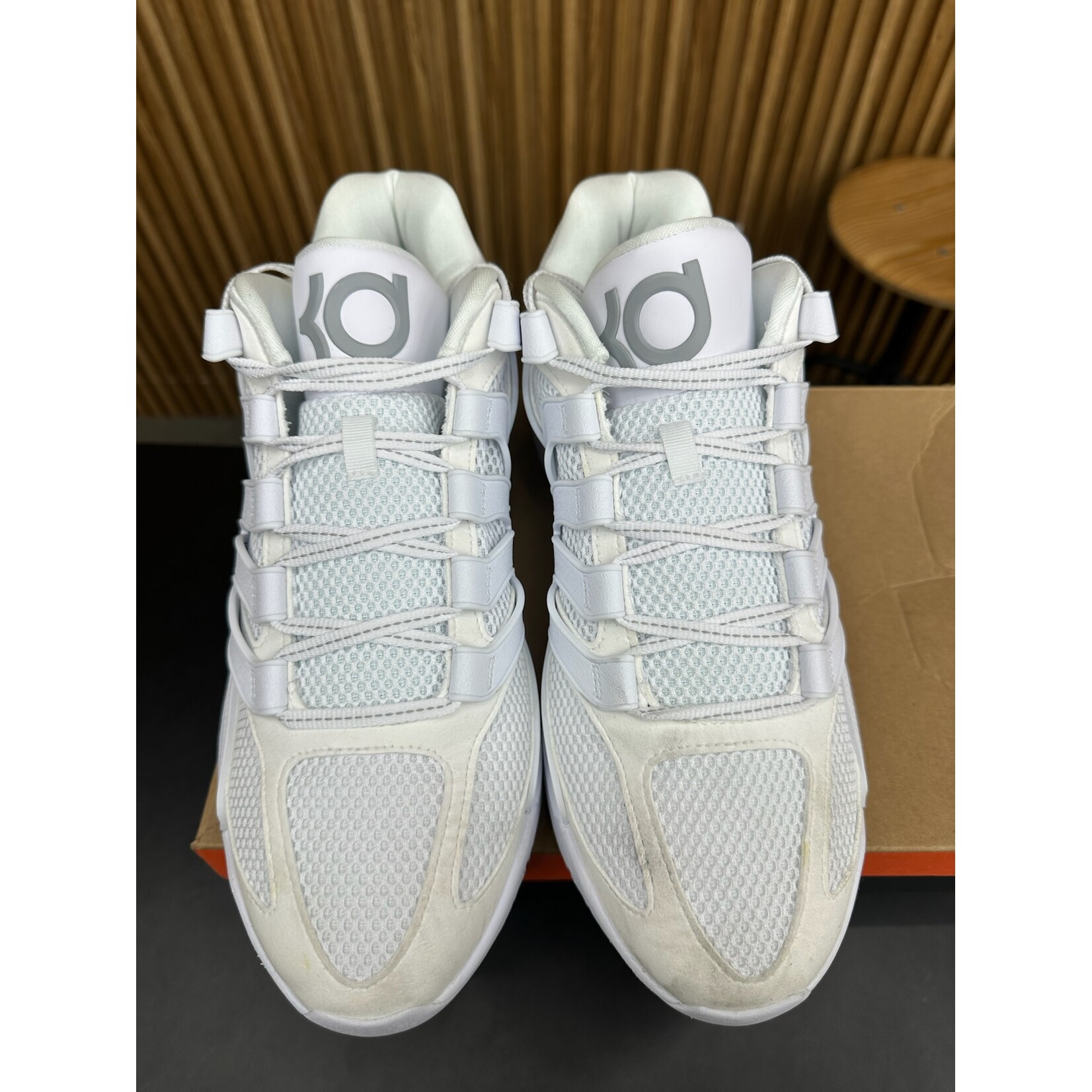 Nike Nike KD 18 TB White Size 13, PREOWNED