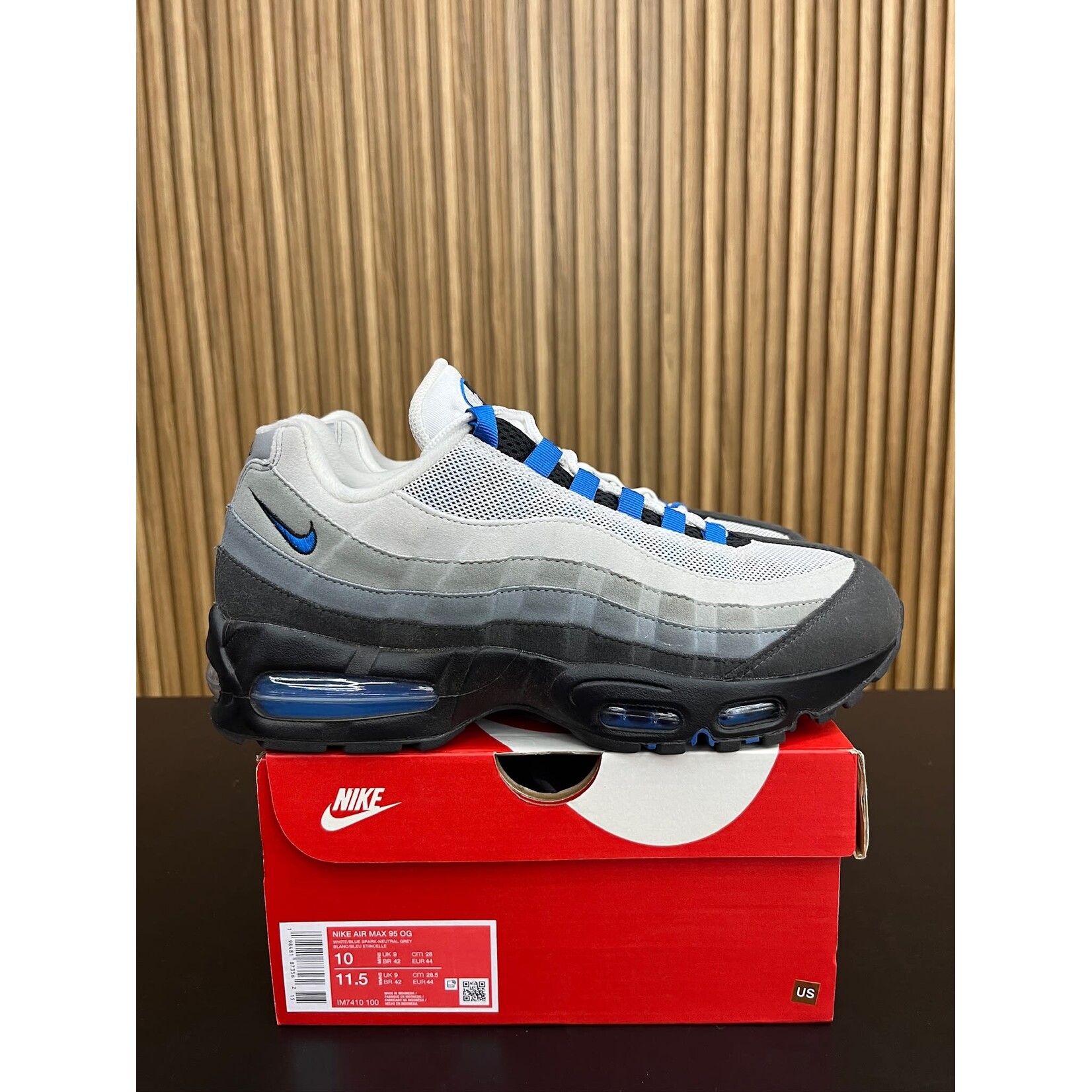 Nike Nike Air Max 95 OG Big Bubble Blue Spark Size 10, PREOWNED