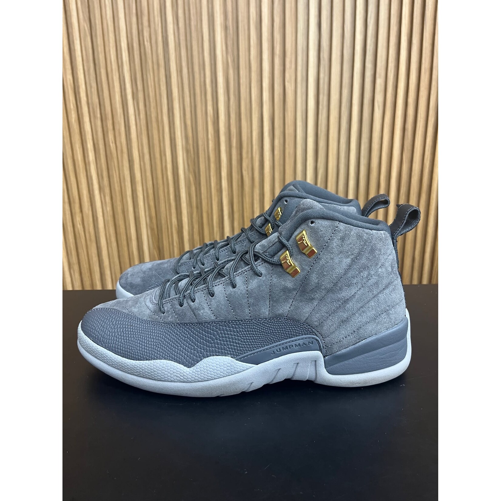 Jordan Jordan 12 Retro Dark Grey Size 12, PREOWNED NO BOX