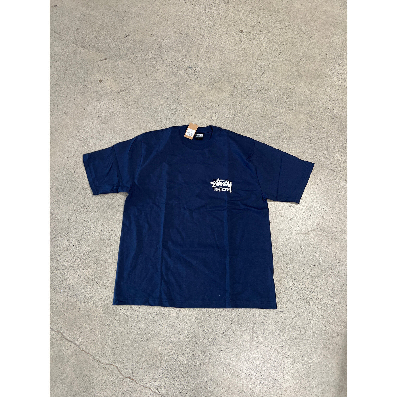 Stussy Stussy Chapter Tee Hong Kong Navy Size Large, DS BRAND NEW