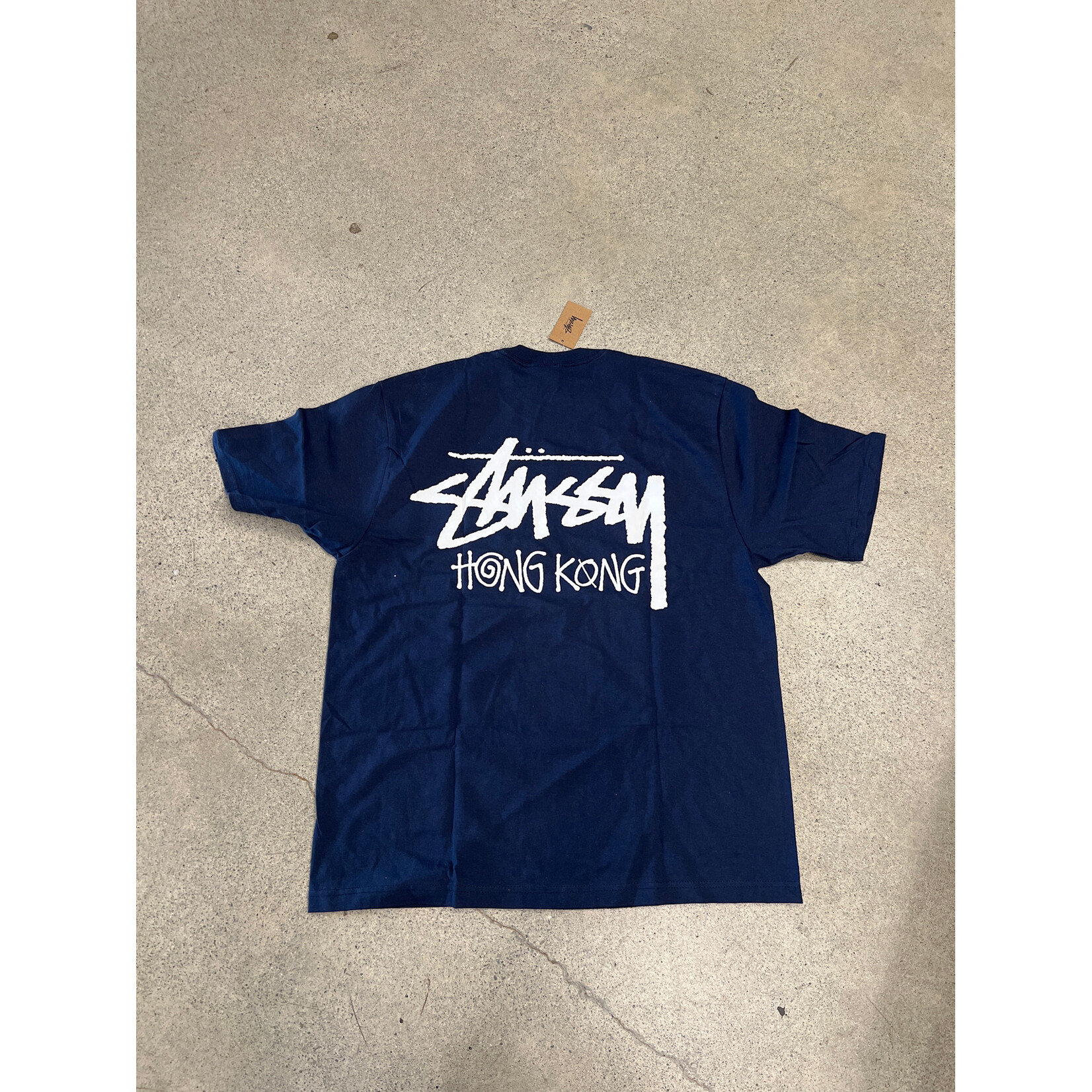 Stussy Stussy Chapter Tee Hong Kong Navy Size Large, DS BRAND NEW