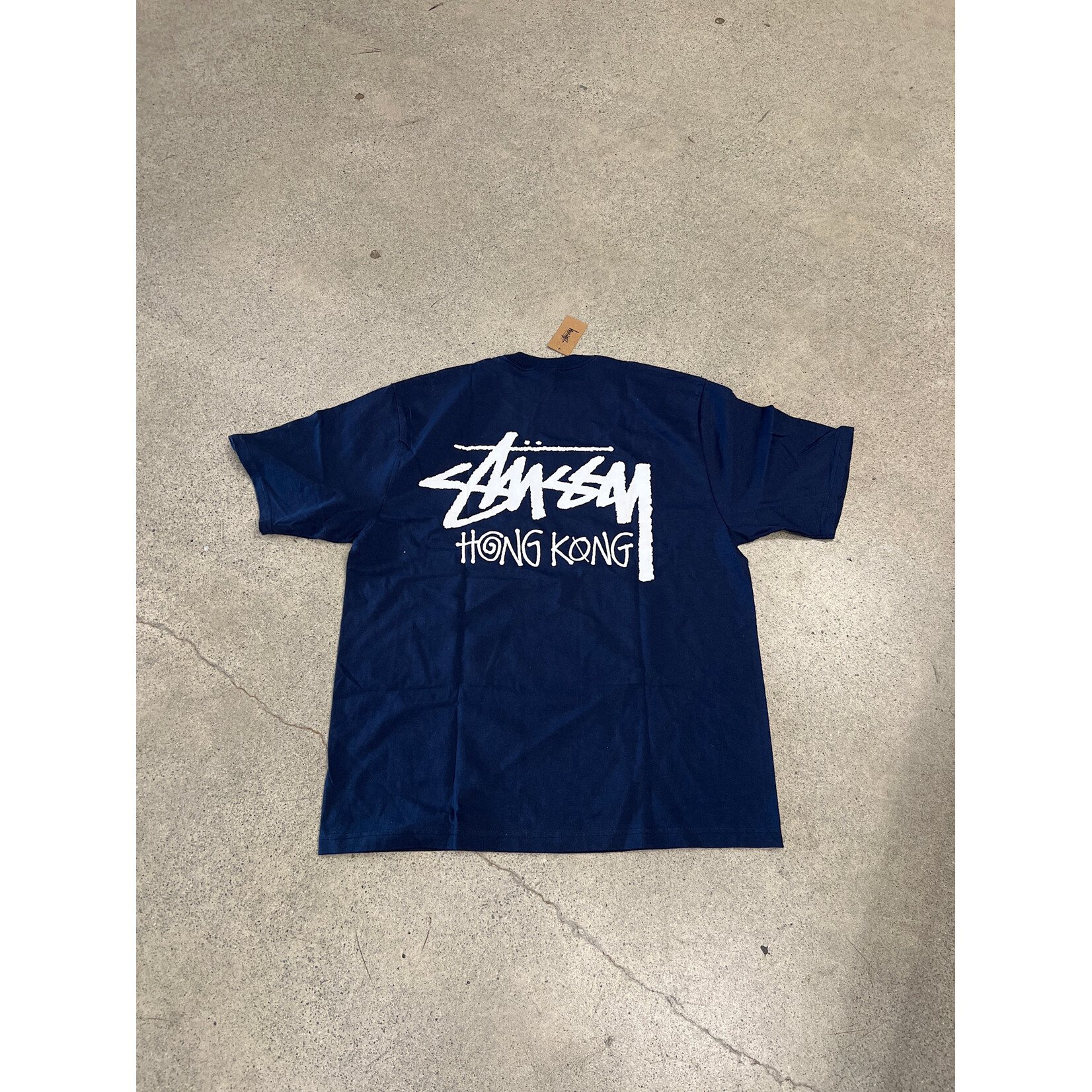 Stussy Stussy Chapter Tee Hong Kong Navy Size Large, DS BRAND NEW