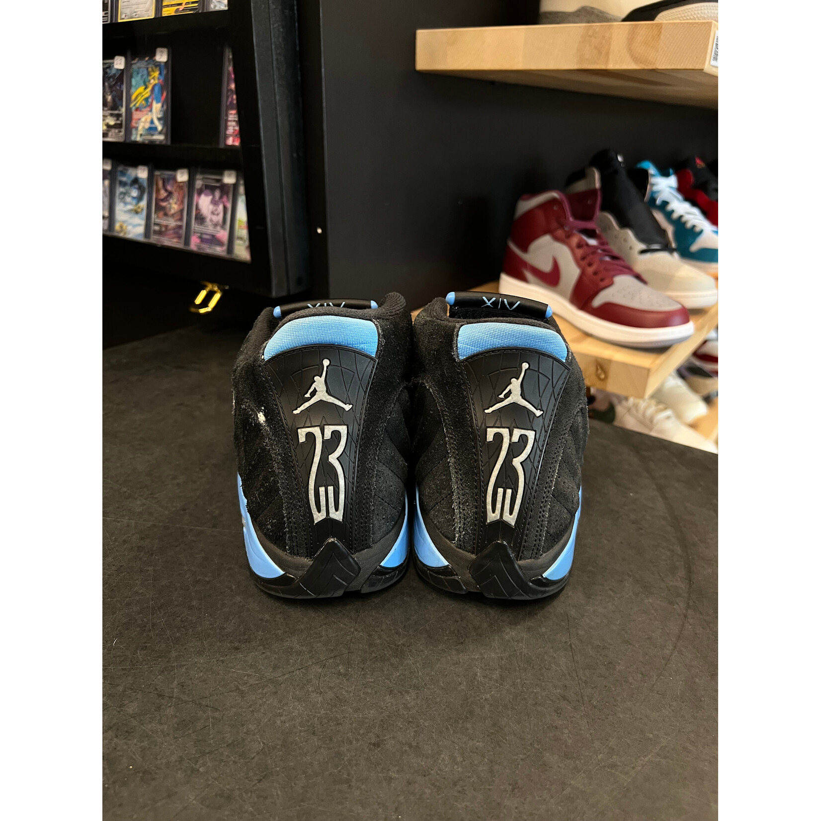 Jordan Jordan 14 Retro Black University Blue (2026) Size , PREOWNED