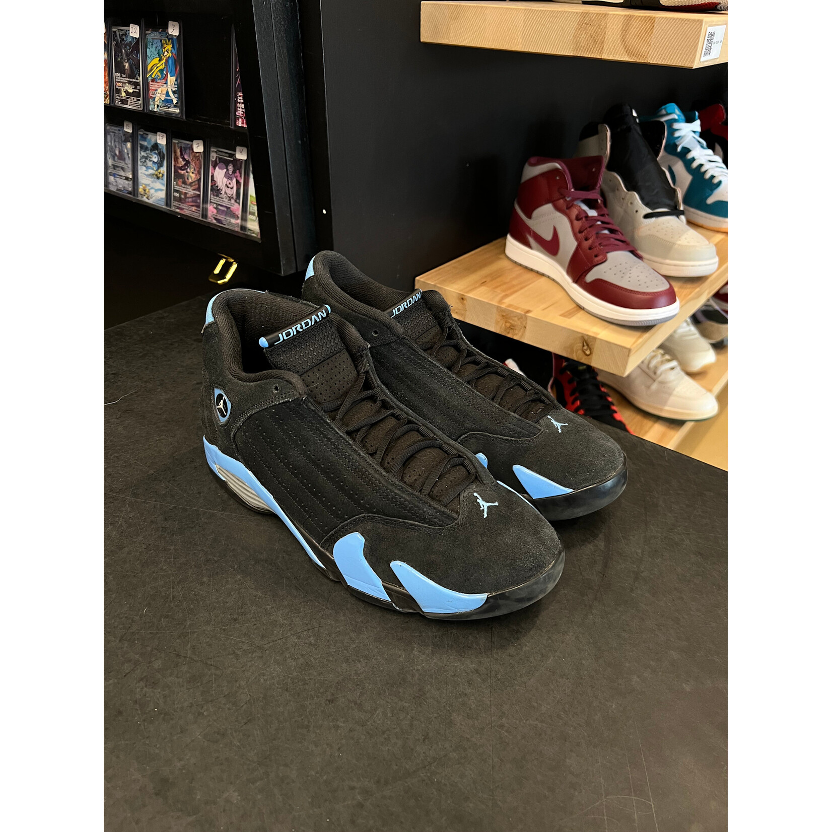 Jordan Jordan 14 Retro Black University Blue (2026) Size , PREOWNED