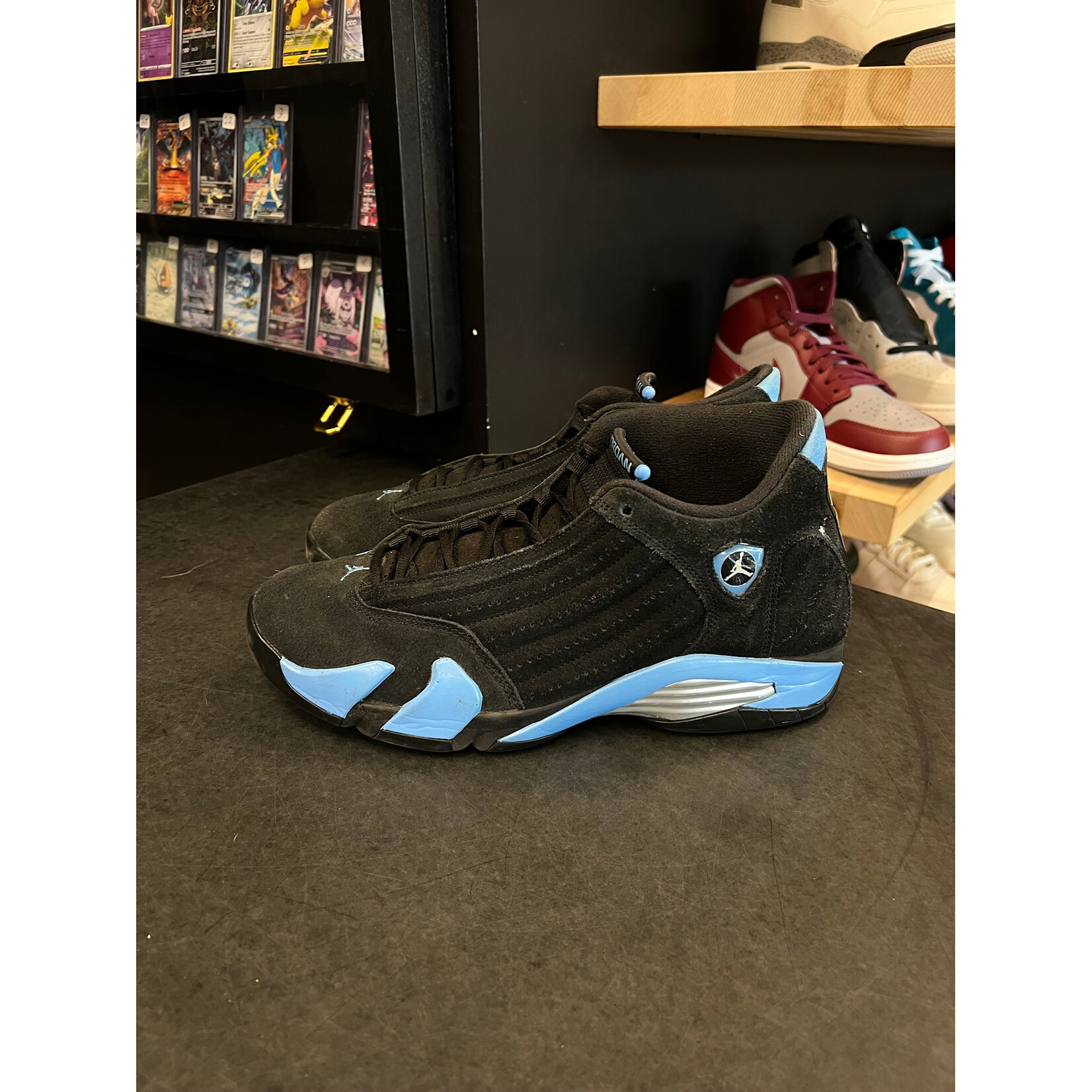 Jordan Jordan 14 Retro Black University Blue (2026) Size , PREOWNED