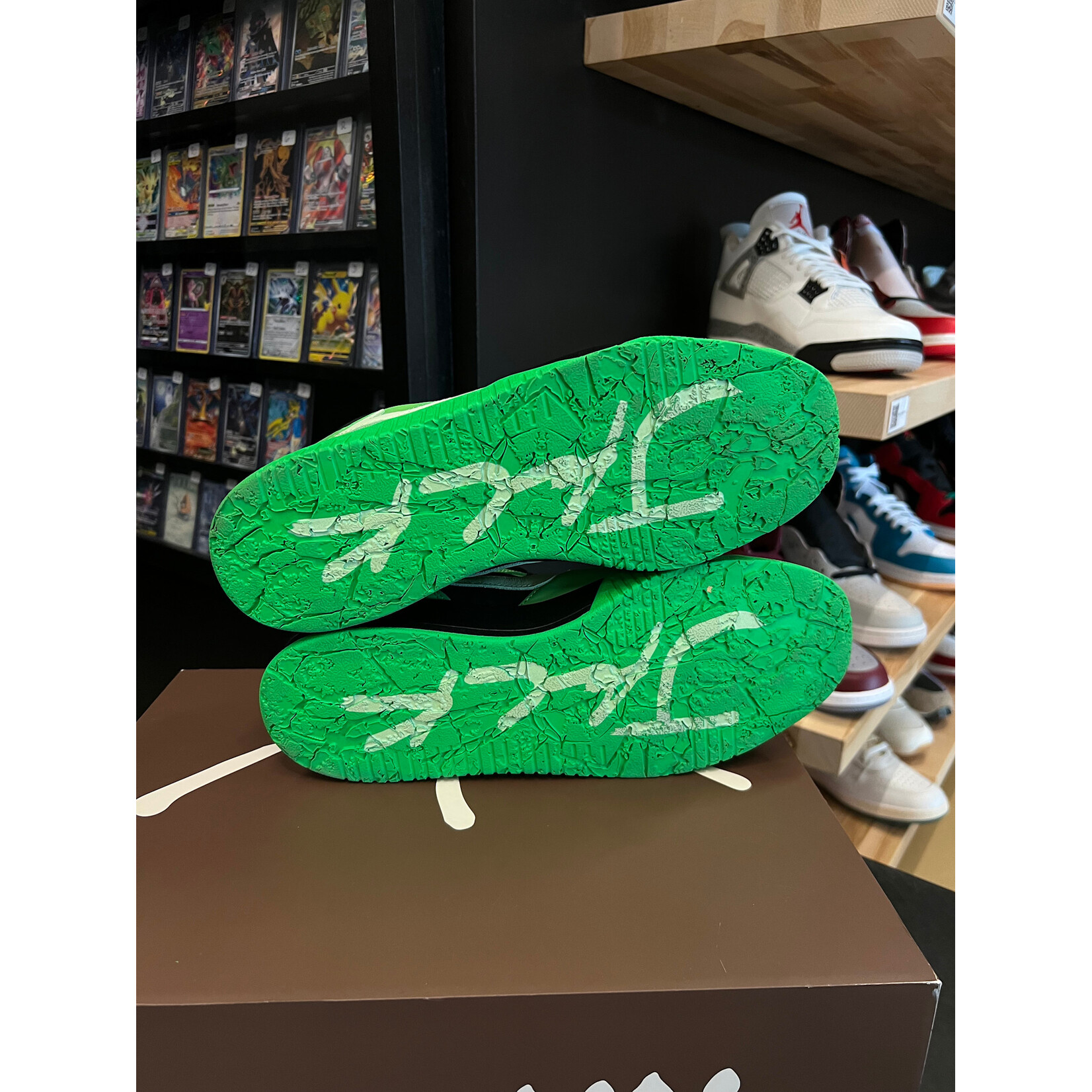 Jordan Jordan CJ1 T-Rexx Travis Scott Green Spark Size 10.5, PREOWNED