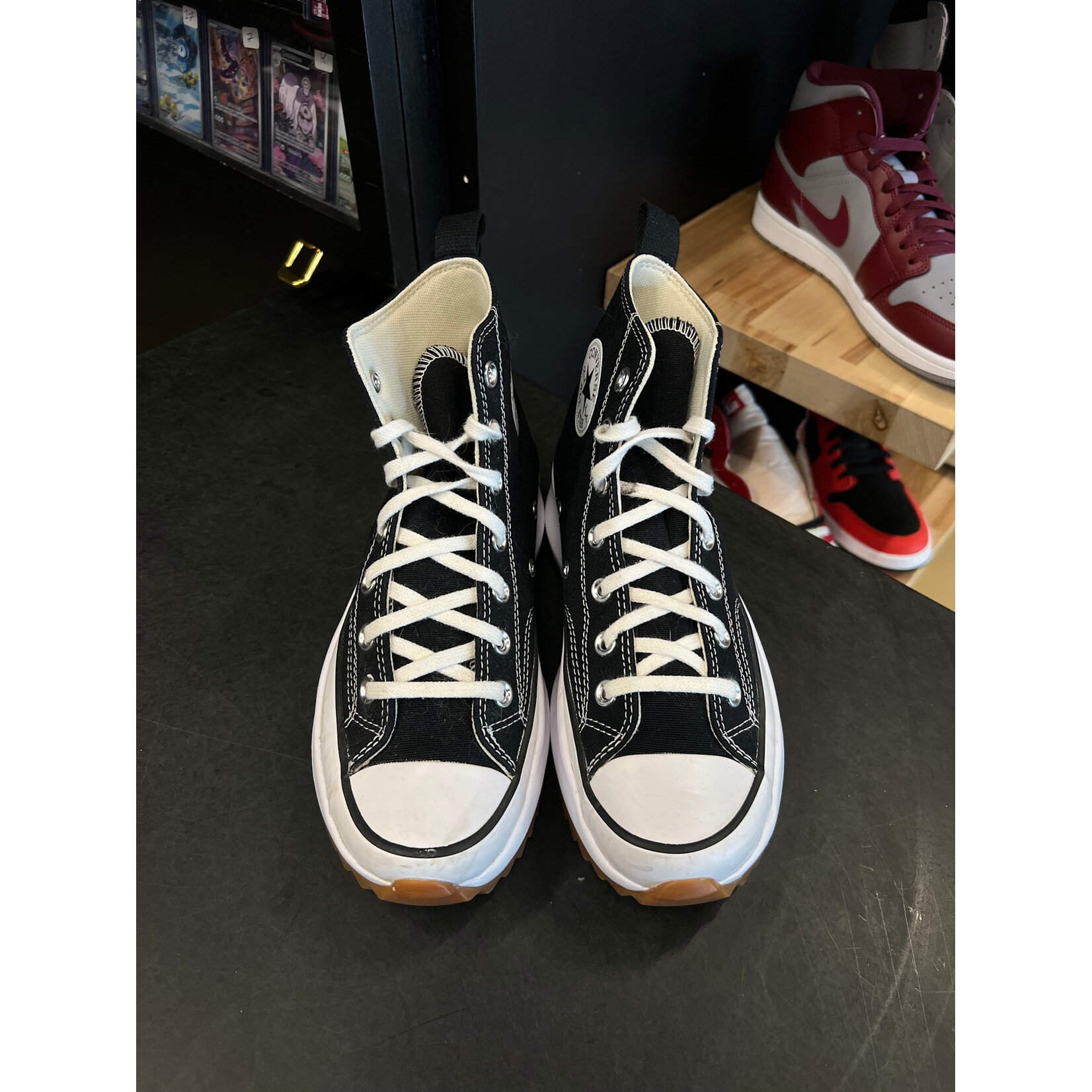 Converse Converse Run Star Hike Hi Black White Gum Size 6, PREOWNED