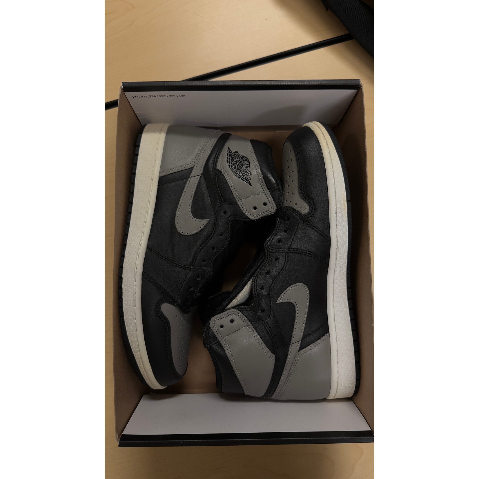 Jordan Jordan 1 Retro High Shadow (2018) Size 10.5, DS BRAND NEW (MIDSOLE YELLOWING AGE)