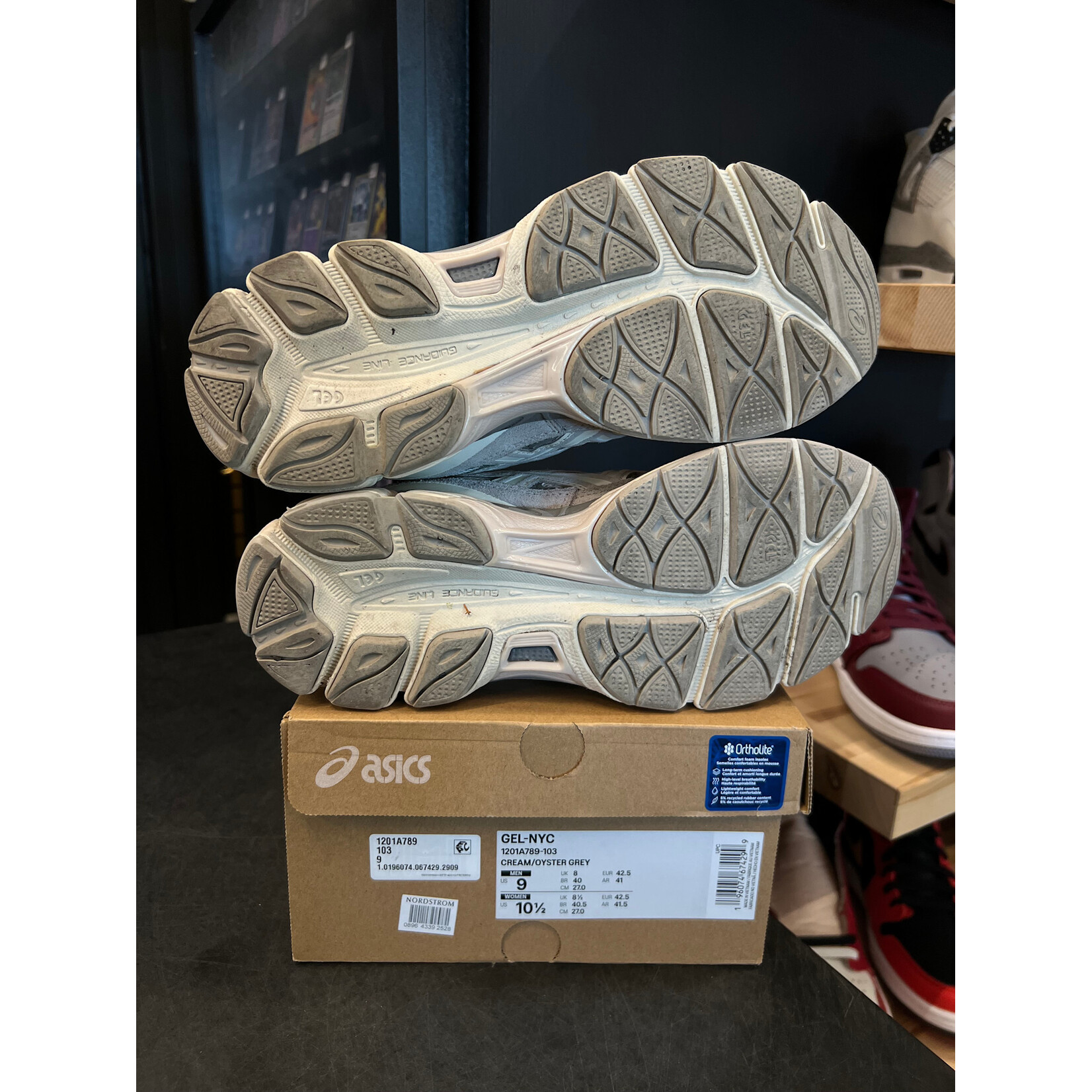 ASICS ASICS Gel-NYC Oyster Grey Size 9, PREOWNED