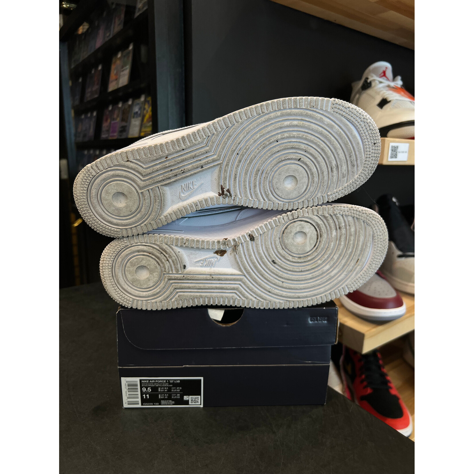 Nike Nike Air Force 1 Low '07 LV8White Silver Wolf Grey Size 9.5, PREOWNED