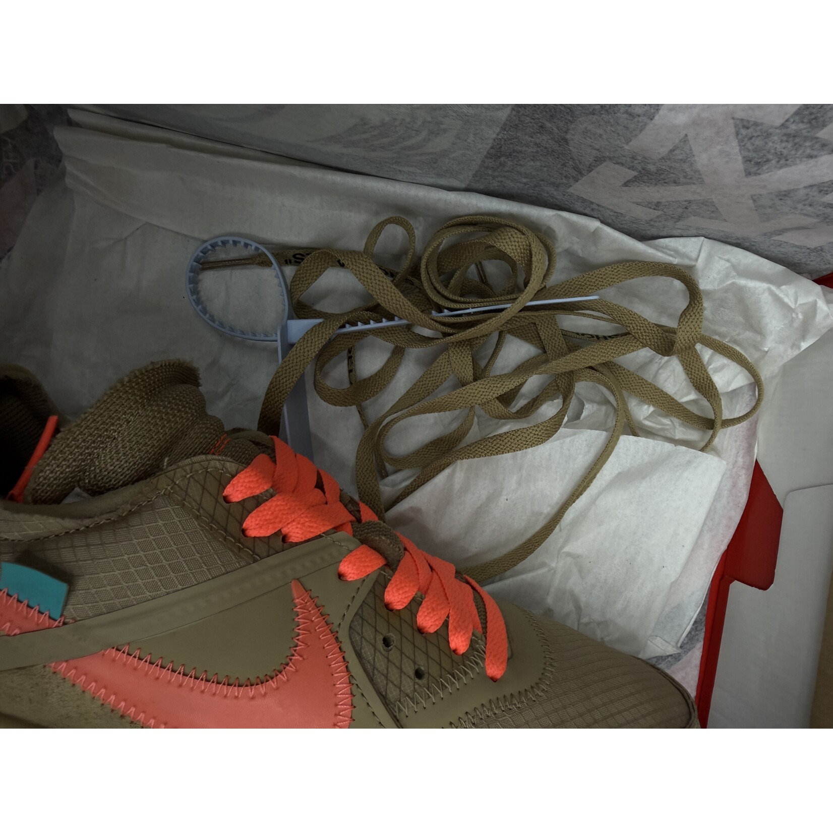 Nike Nike Air Max 90 Off-White Desert Ore Size 9, PREOWNED