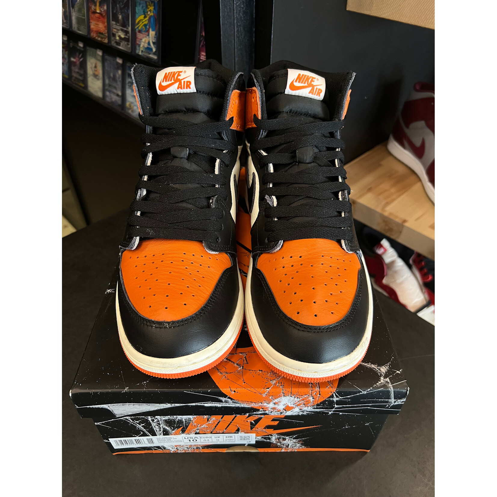 Jordan Jordan 1 Retro High OG Shattered Backboard (2025) Size 10, PREOWNED