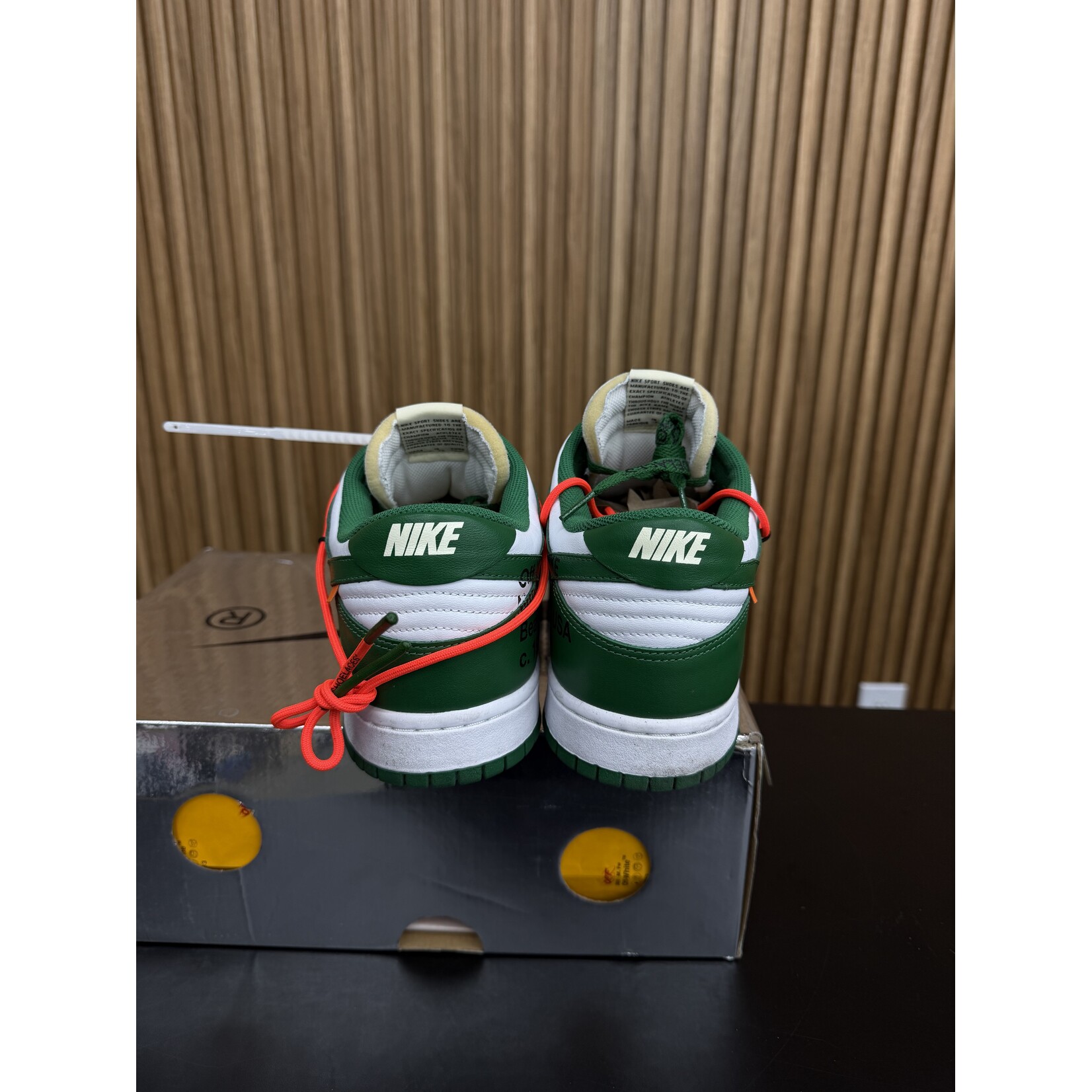 Nike Nike Dunk Low Off-White Pine Green Size 13, PREOWNED*