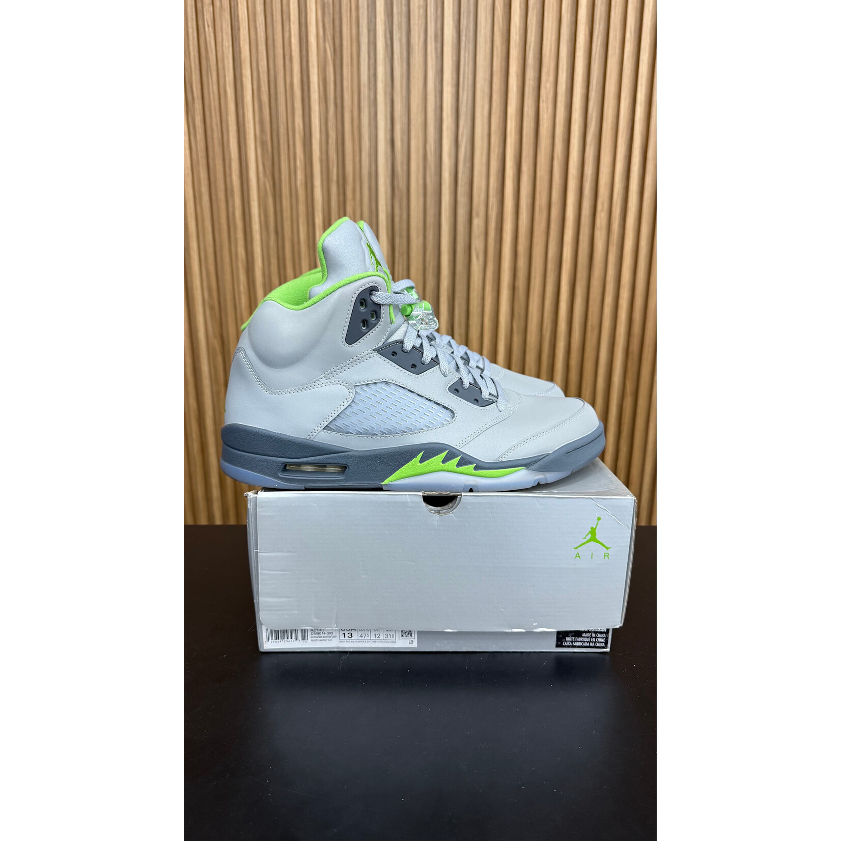 Jordan Jordan 5 Retro Green Bean (2022) Size 13, PREOWNED