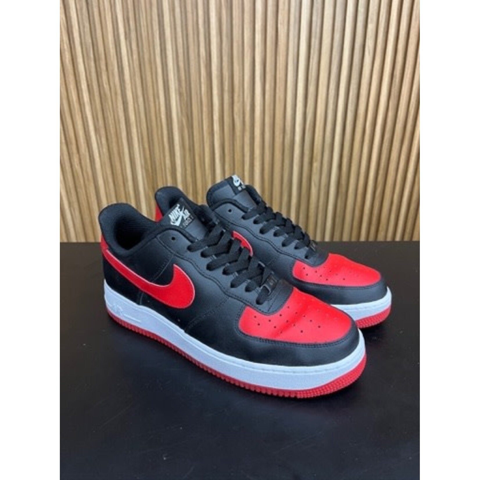 Nike Nike Air Force 1 Bred Nike ID Size 10, PREOWNED NO BOX