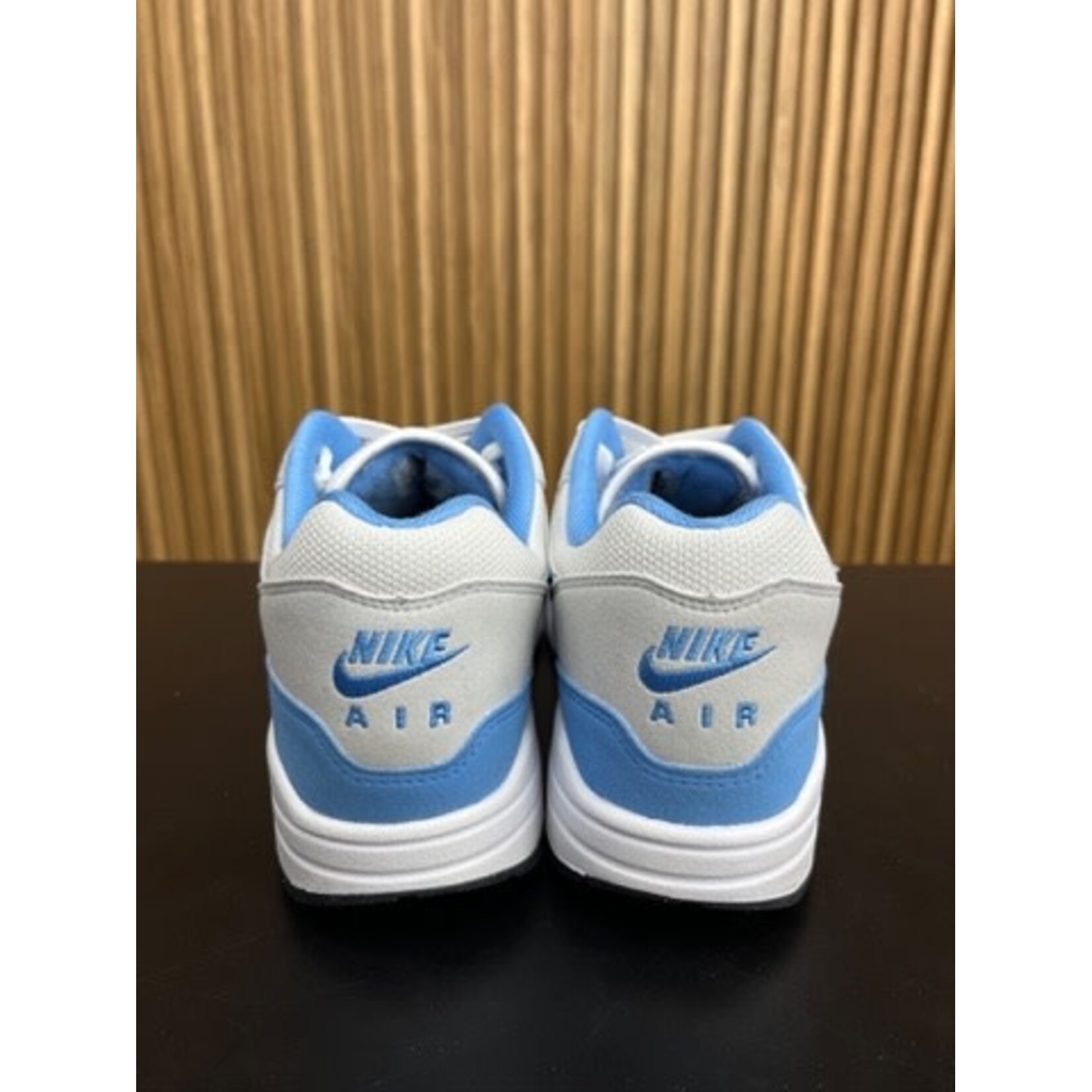 Nike Nike Air Max 1 White Universirty Blue Size 10, PREOWNED NO BOX