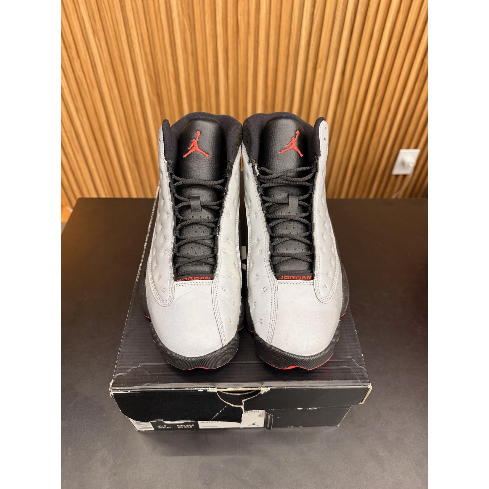 Jordan Jordan 13 Retro 3M Reflective Silver Size 9, PREOWNED