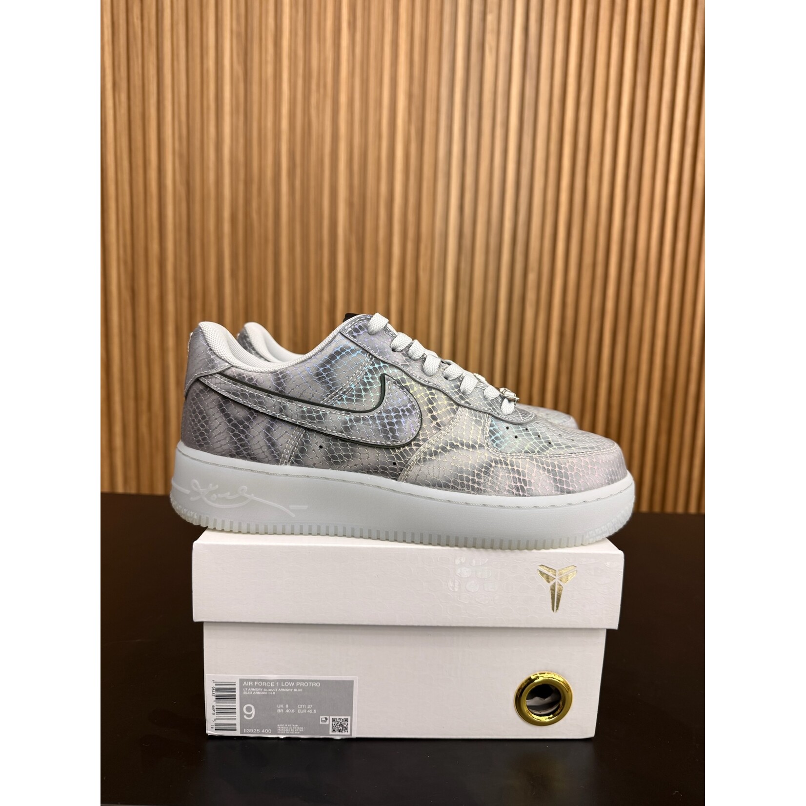 Nike Nike Air Force 1 Low Protro Kobe Bryant Lenticular Size 9, PREOWNED
