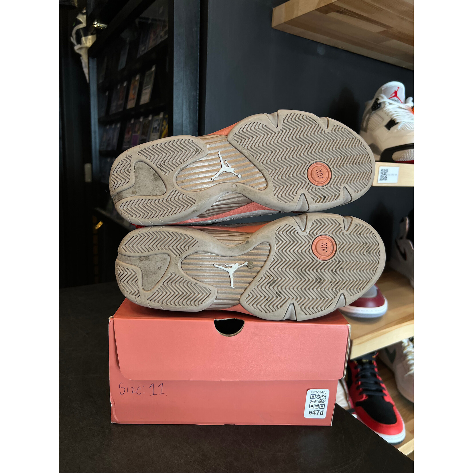 Jordan Jordan 14 Retro Low CLOT Terra Blush Size 11, PREOWNED
