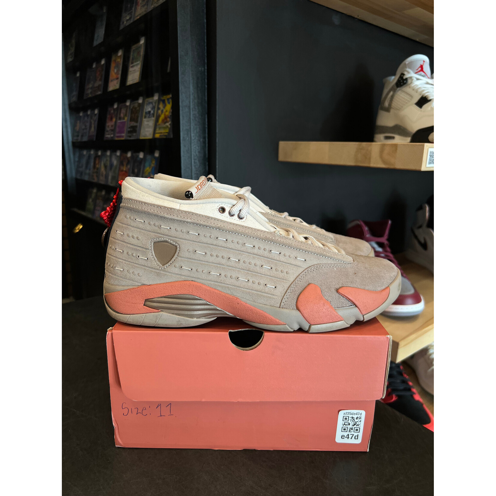 Jordan Jordan 14 Retro Low CLOT Terra Blush Size 11, PREOWNED