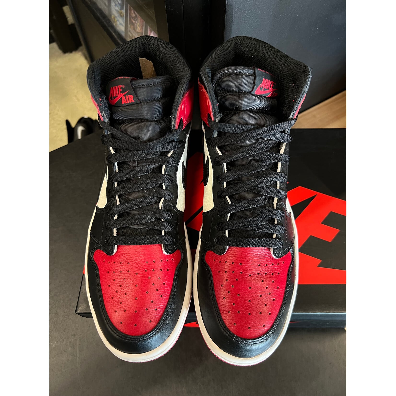 Jordan Jordan 1 Retro High Bred Toe Size 10, PREOWNED