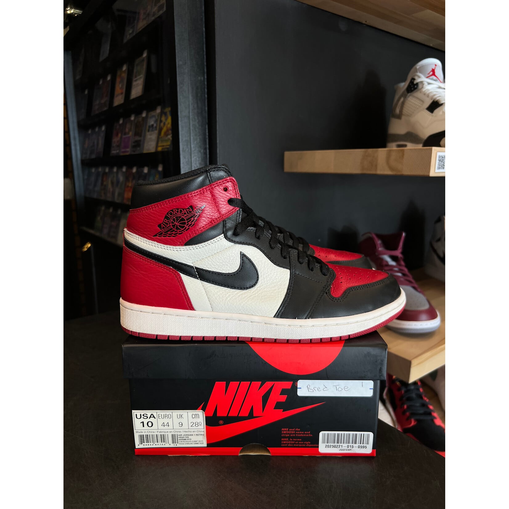 Jordan Jordan 1 Retro High Bred Toe Size 10, PREOWNED