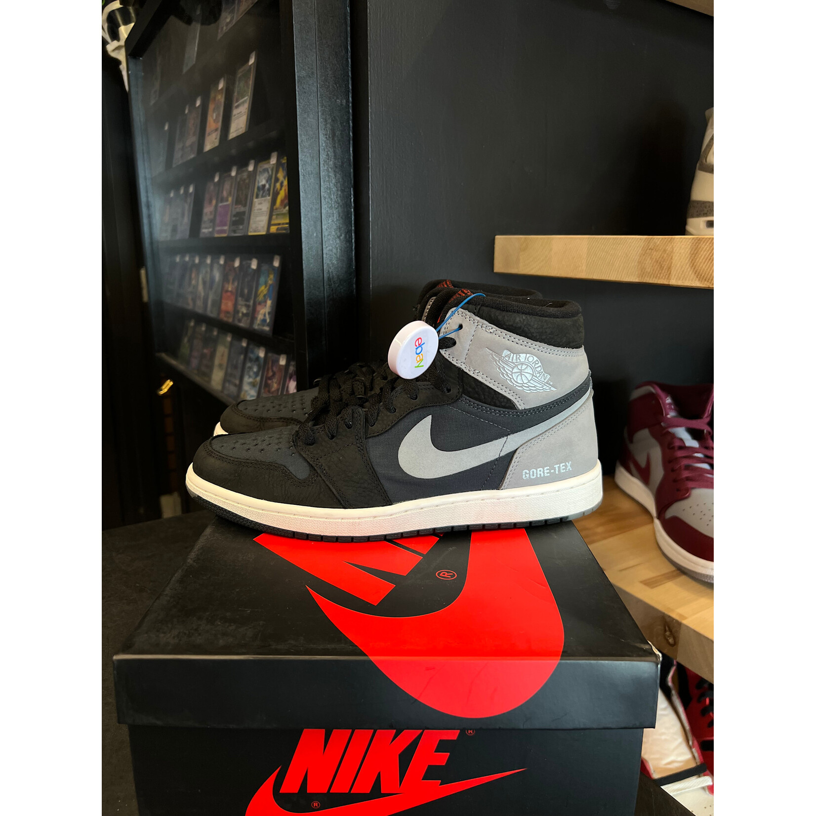 Jordan Jordan 1 Retro High Element Gore-Tex Black Particle Grey Size 9.5, PREOWNED