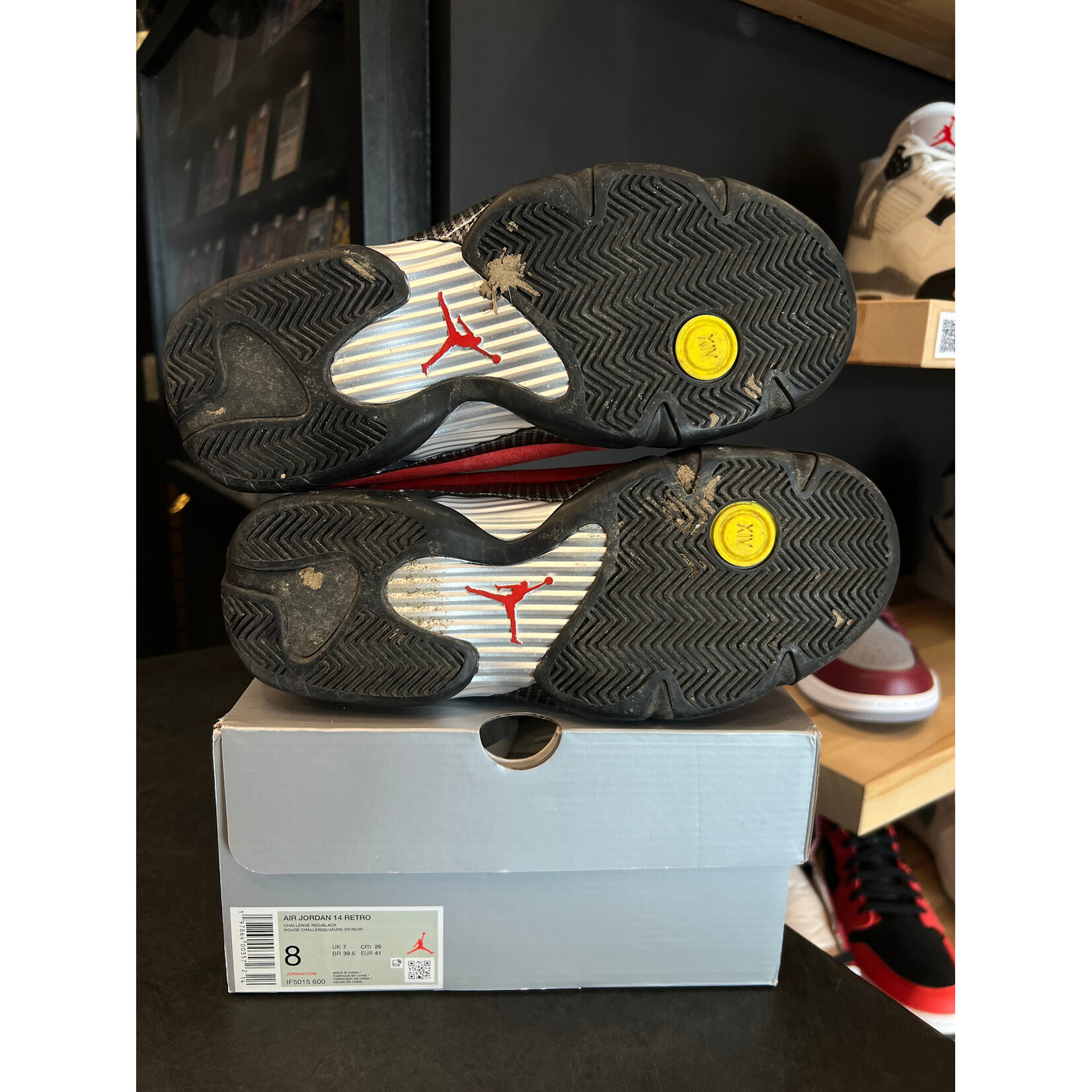 Jordan Jordan 14 Retro Ferrari (2025) Size 8, PREOWNED
