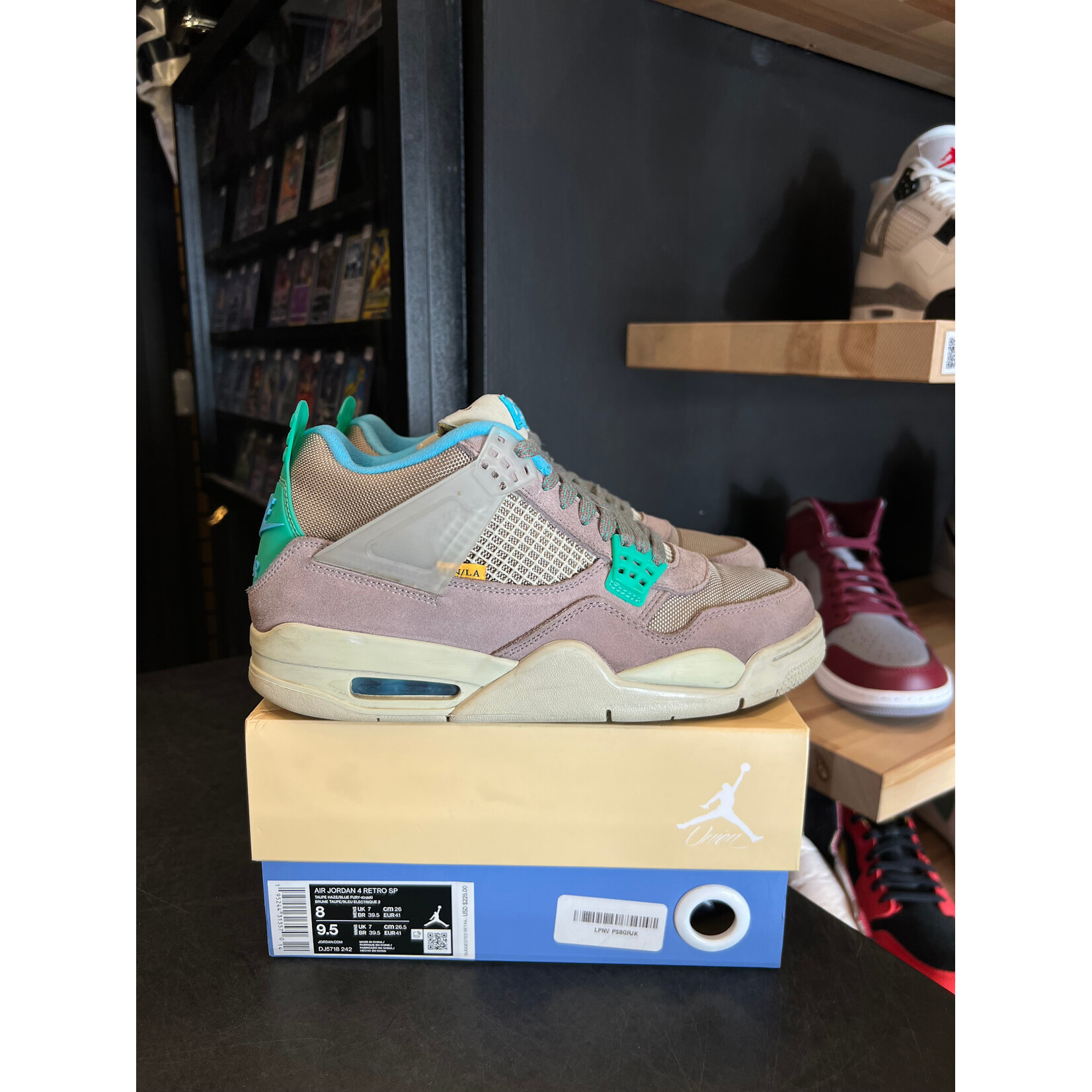 Jordan Jordan 4 Retro SP 30th Anniversary Union Taupe Haze Size 8, PREOWNED