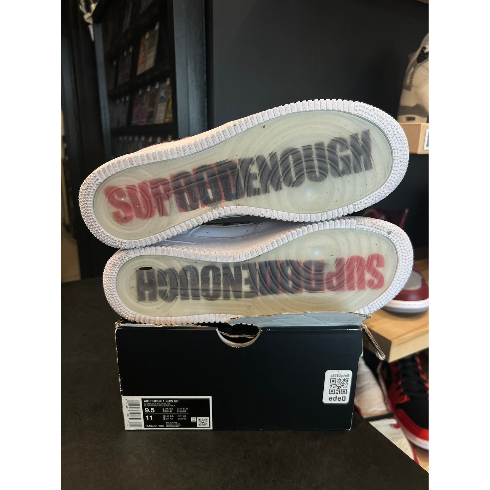 Nike Nike Air Force 1 Low Supreme GOODENOUGH Size 9.5, PREOWNED