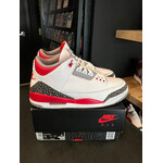 Jordan Jordan 3 Retro Fire Red (2022) Size 11, PREOWNED