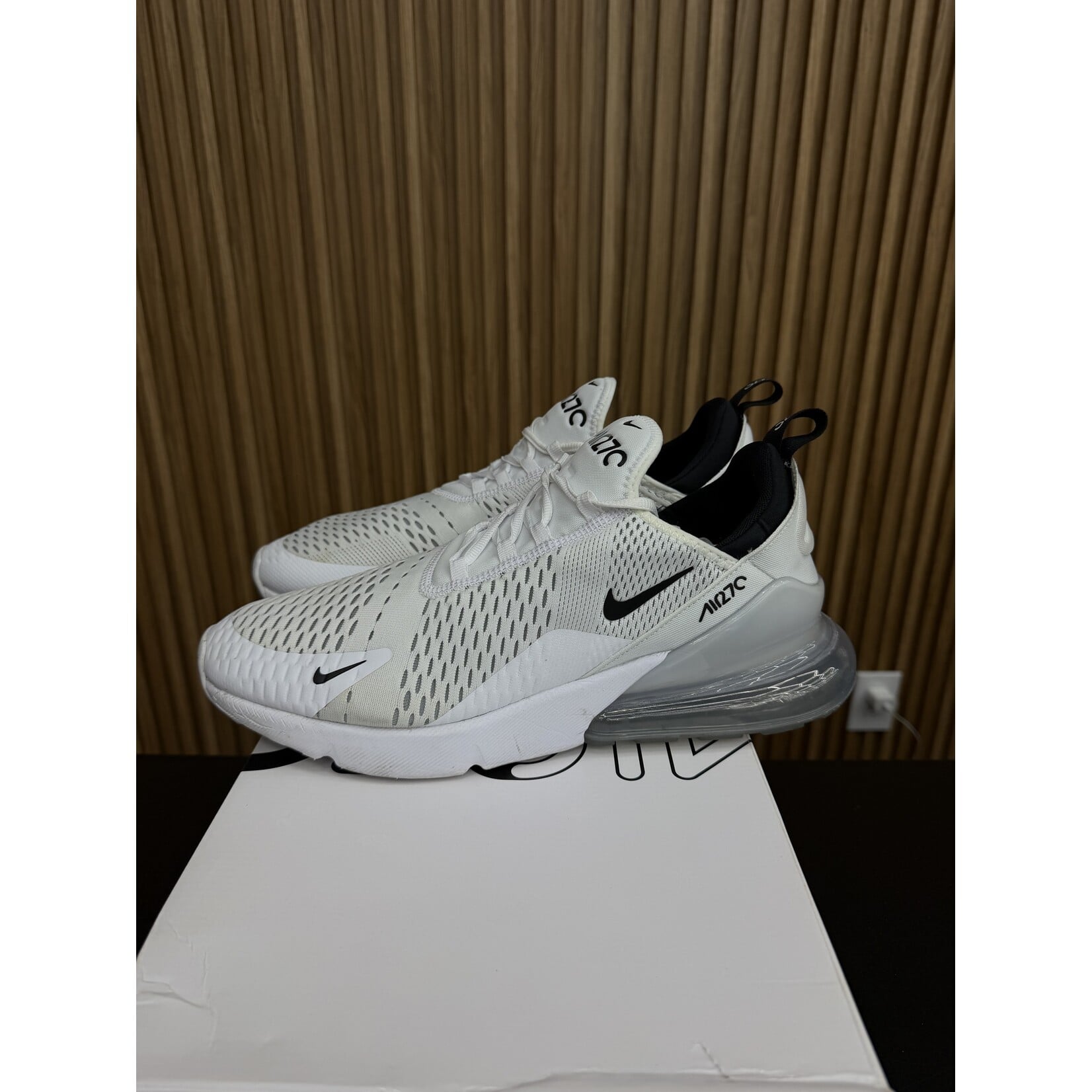 Nike Nike Air Max 270 White Black Size 13, PREOWNED