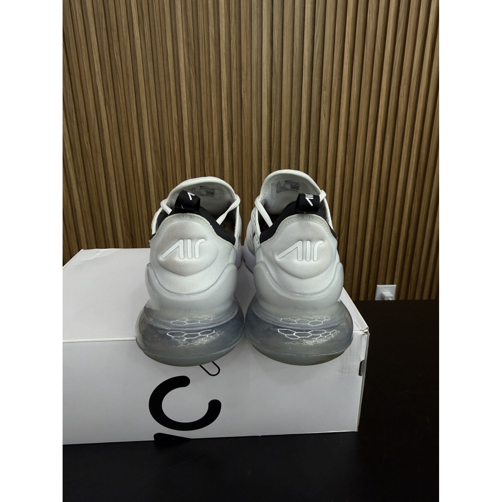 Nike Nike Air Max 270 White Black Size 13, PREOWNED