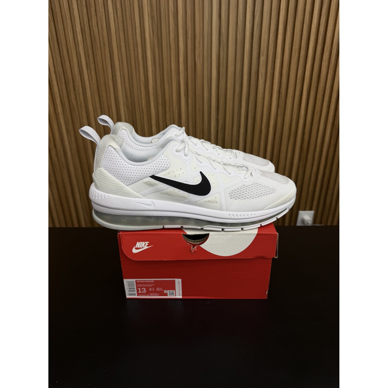 Nike Nike Air Max Genome White Black Size 13, PREOWNED