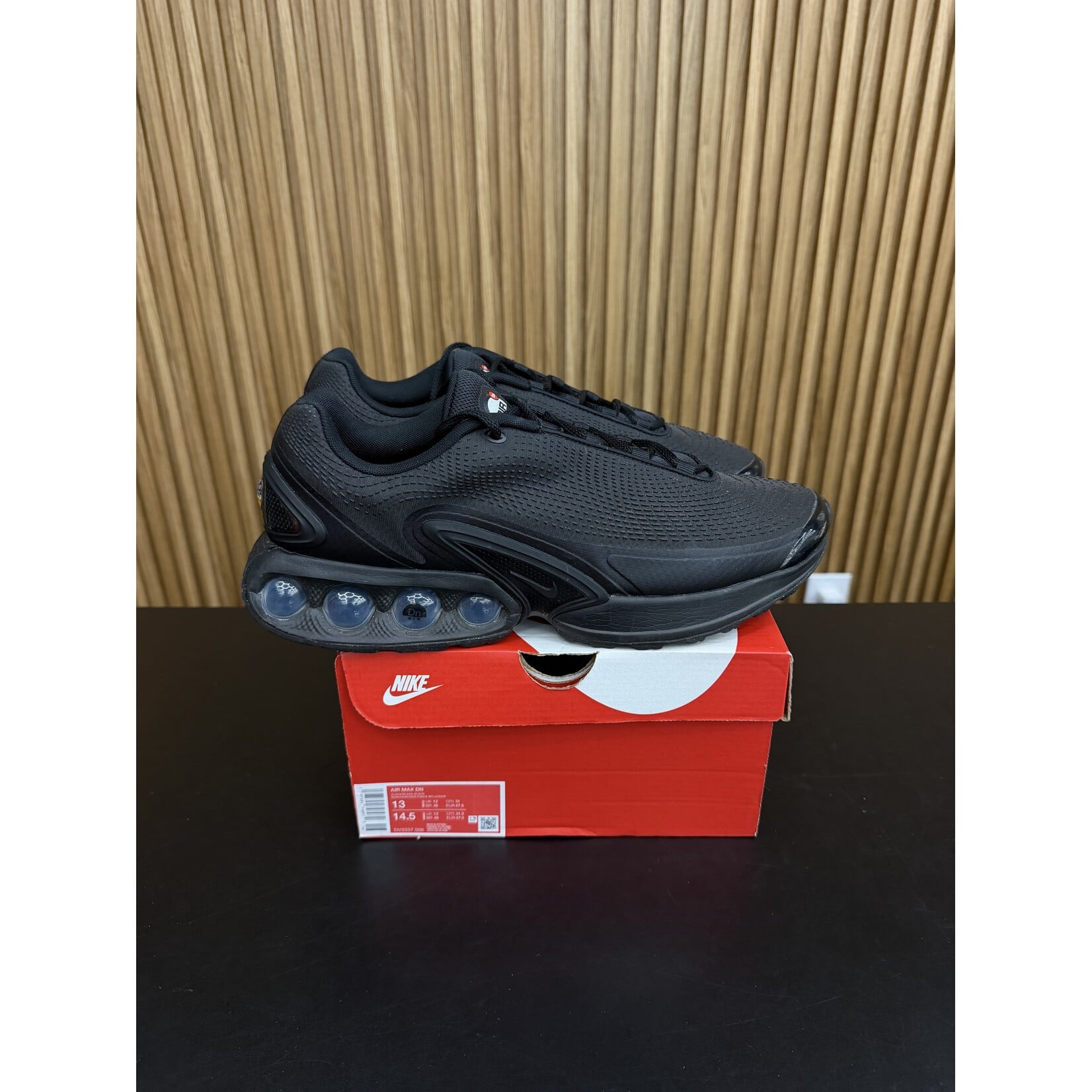 Nike Nike Air Max Dn Black Metallic Grey Size 13, PREOWNED