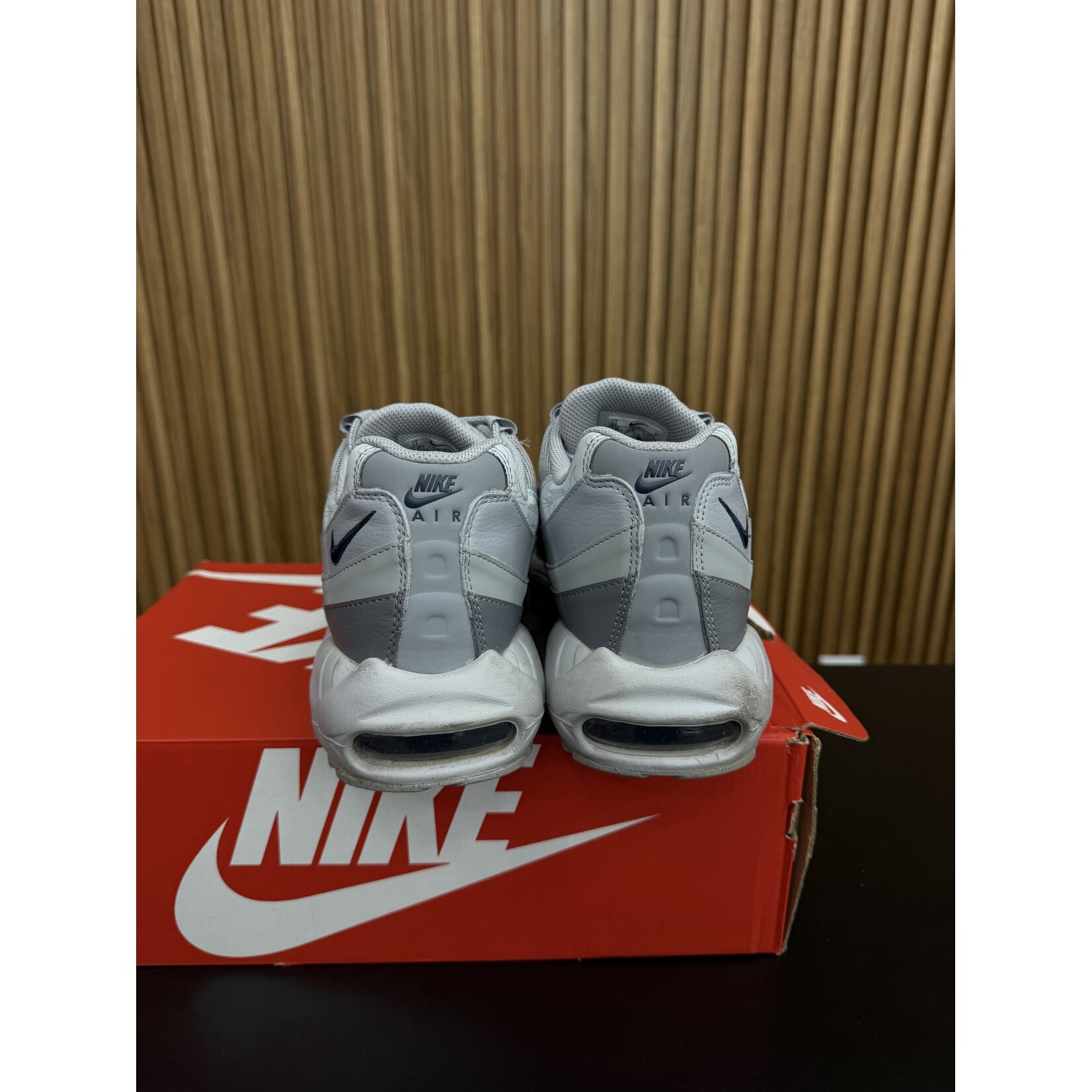 Nike Nike Air Max 95 Grey Midnight Navy Size 13, PREOWNED