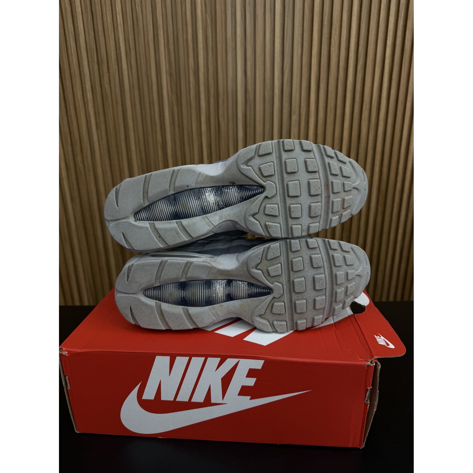 Nike Nike Air Max 95 Grey Midnight Navy Size 13, PREOWNED