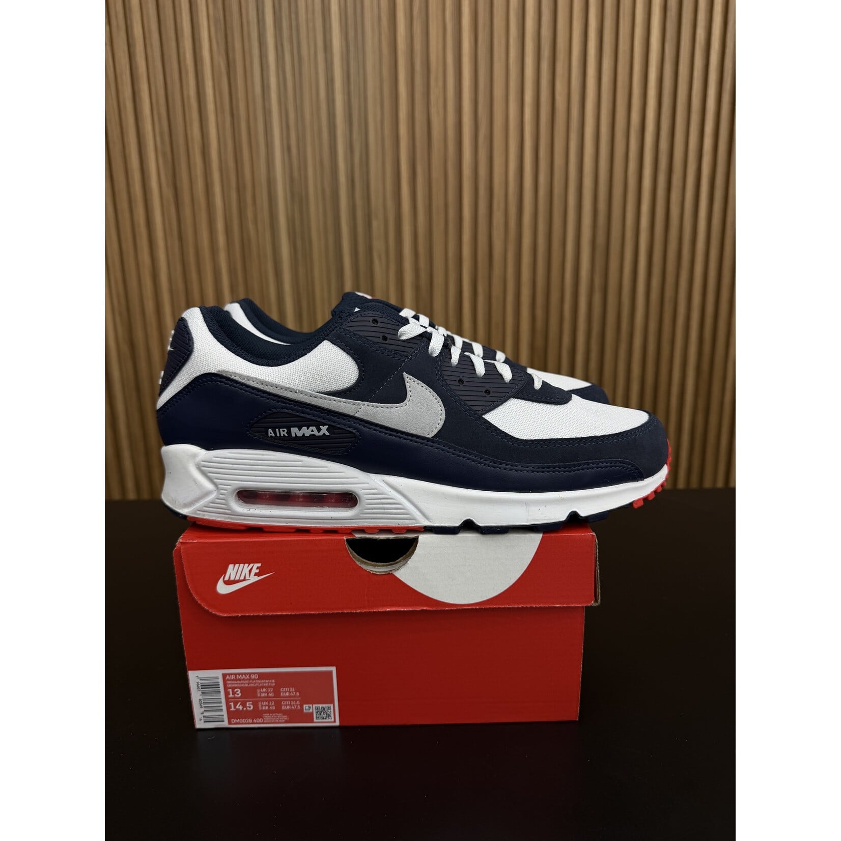 Nike Nike Air Max 90 Obsidian Track Red Size 13, PREOWNED