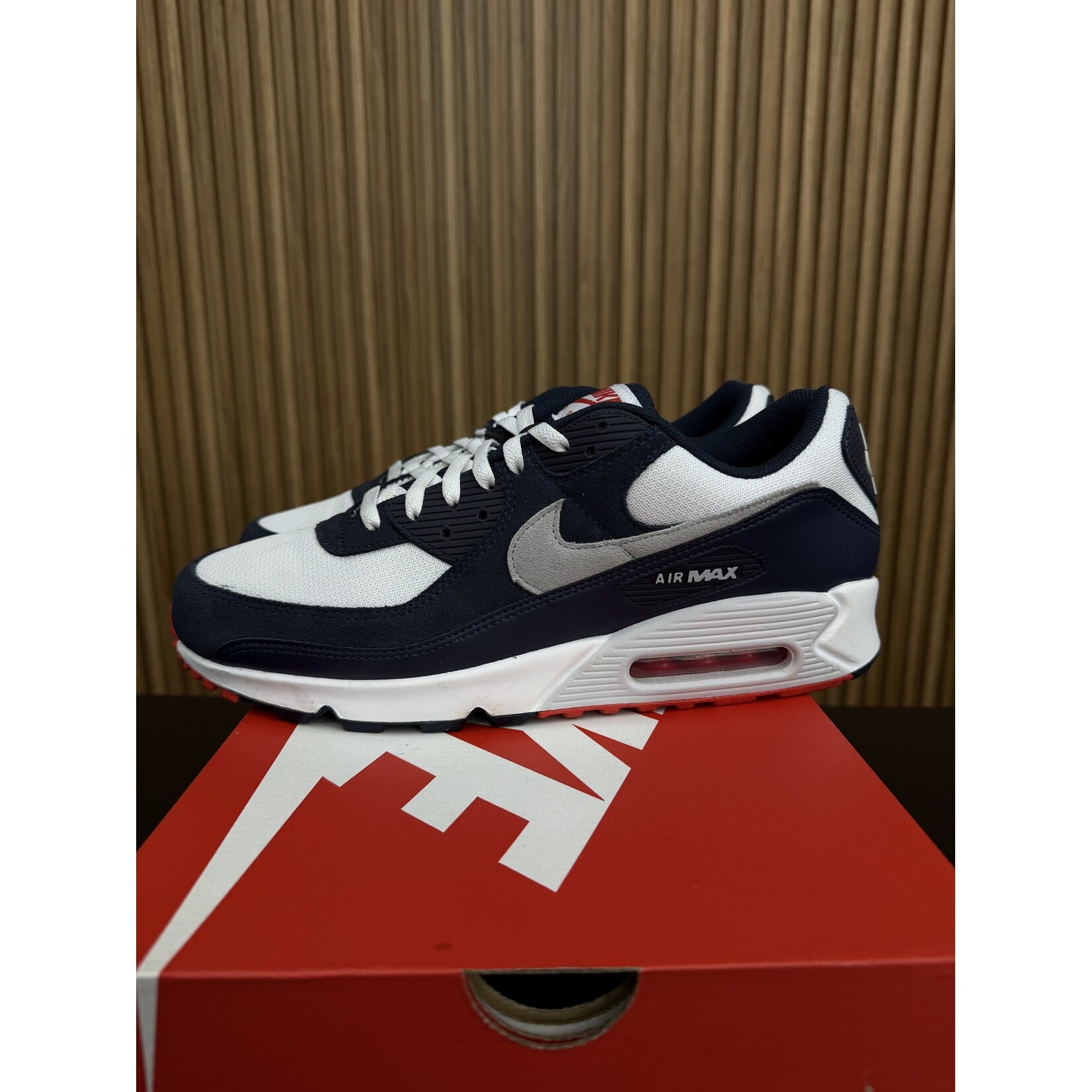 Nike Nike Air Max 90 Obsidian Track Red Size 13, PREOWNED