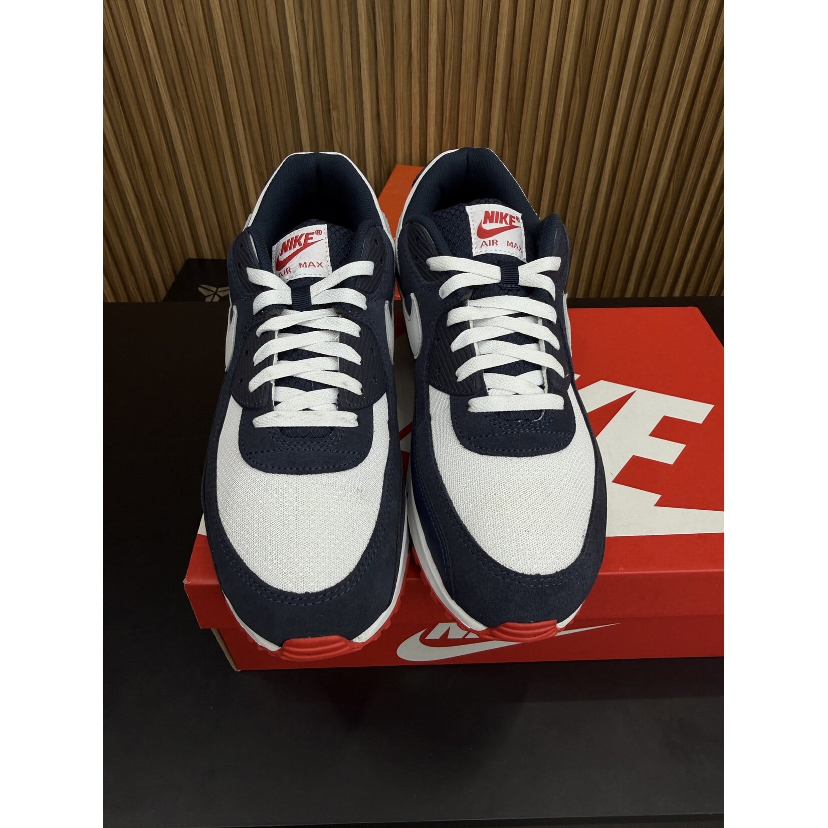 Nike Nike Air Max 90 Obsidian Track Red Size 13, PREOWNED