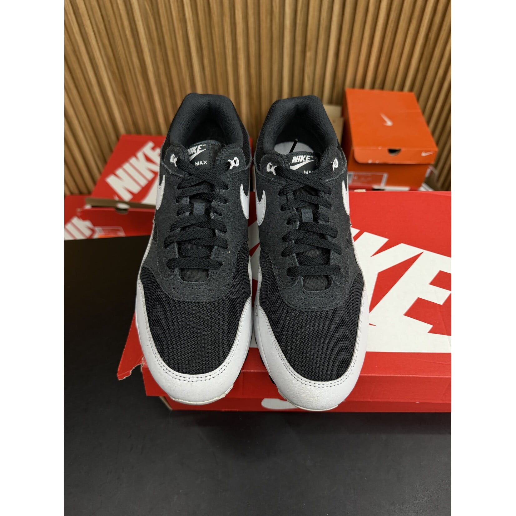 Nike Nike Air Max 1 Essential Off Noir Vast Grey Size 13, PREOWNED