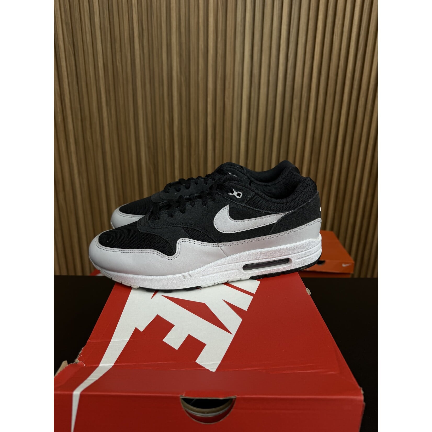 Nike Nike Air Max 1 Essential Off Noir Vast Grey Size 13, PREOWNED