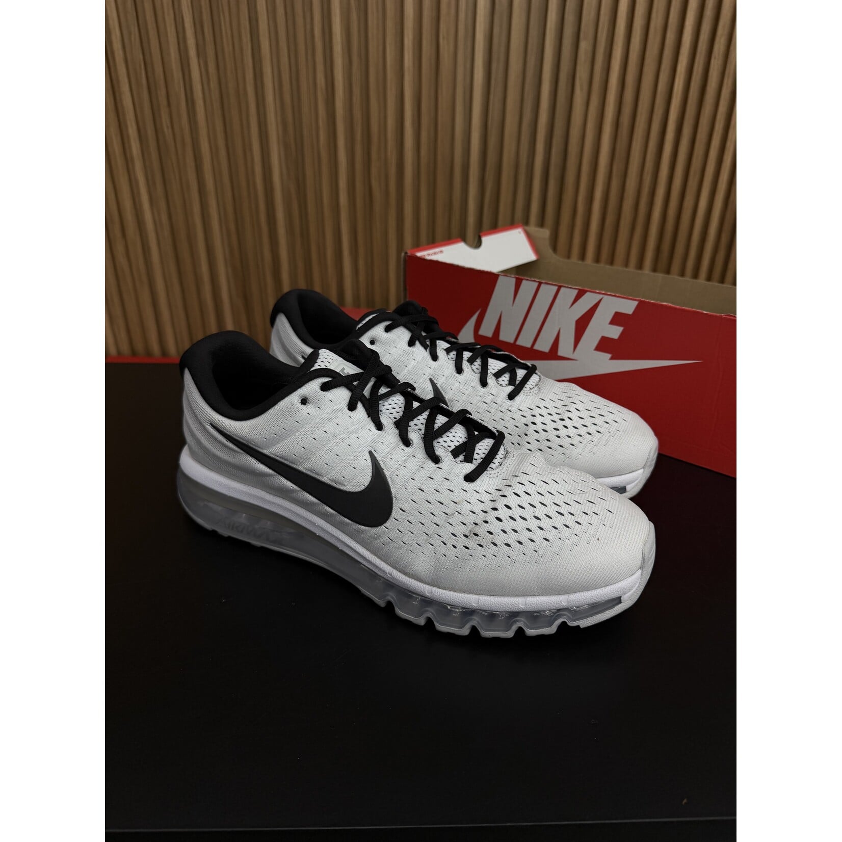 Nike Nike Air Max 2017 Wolf Grey Black Size 12, PREOWNED