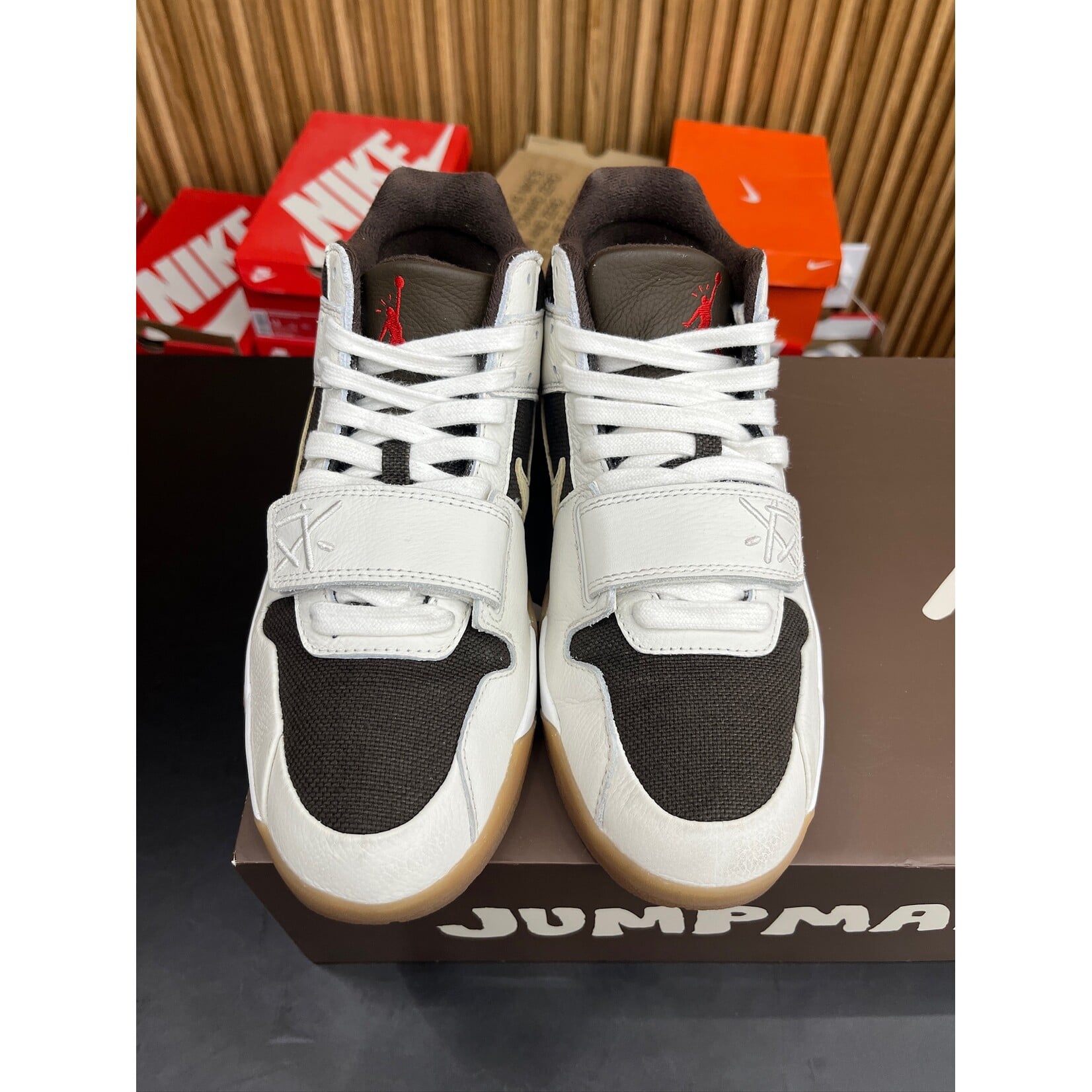 Jordan Jordan Jumpman Jack TR Travis Scott Sail Size 10, PREOWNED*