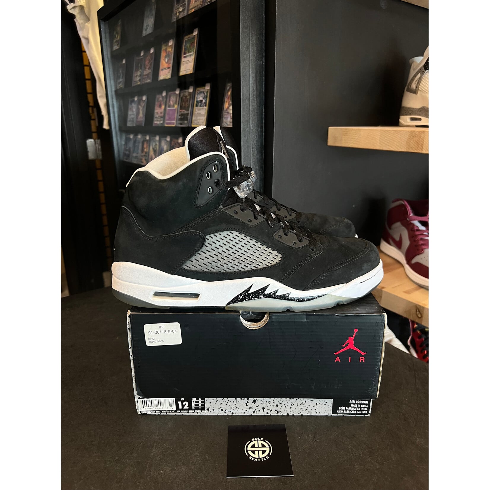 Jordan Jordan 5 Retro Oreo (2013) Size 12, PREOWNED