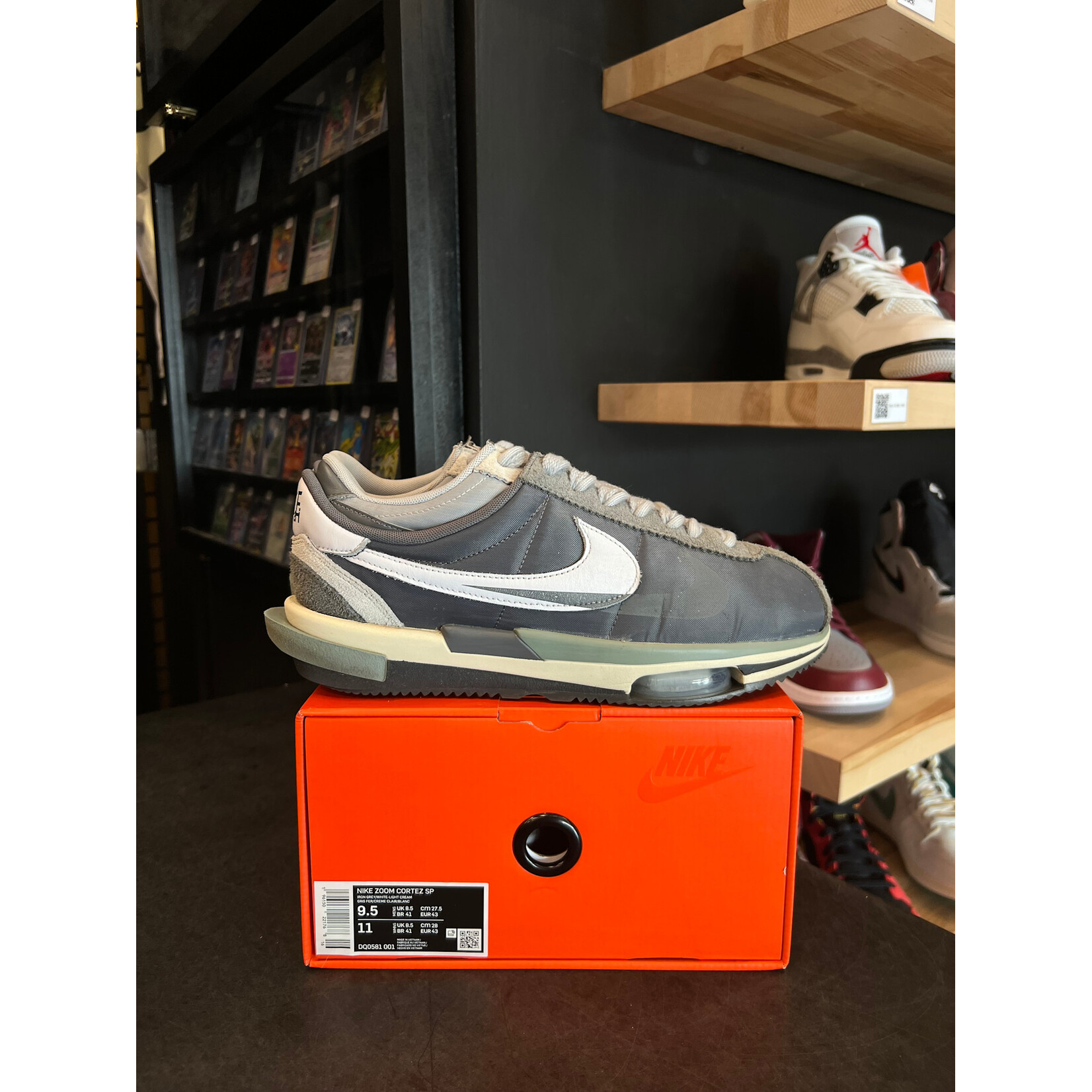 Nike Nike Zoom Cortez SP sacai Iron Grey Size 9.5, PREOWNED