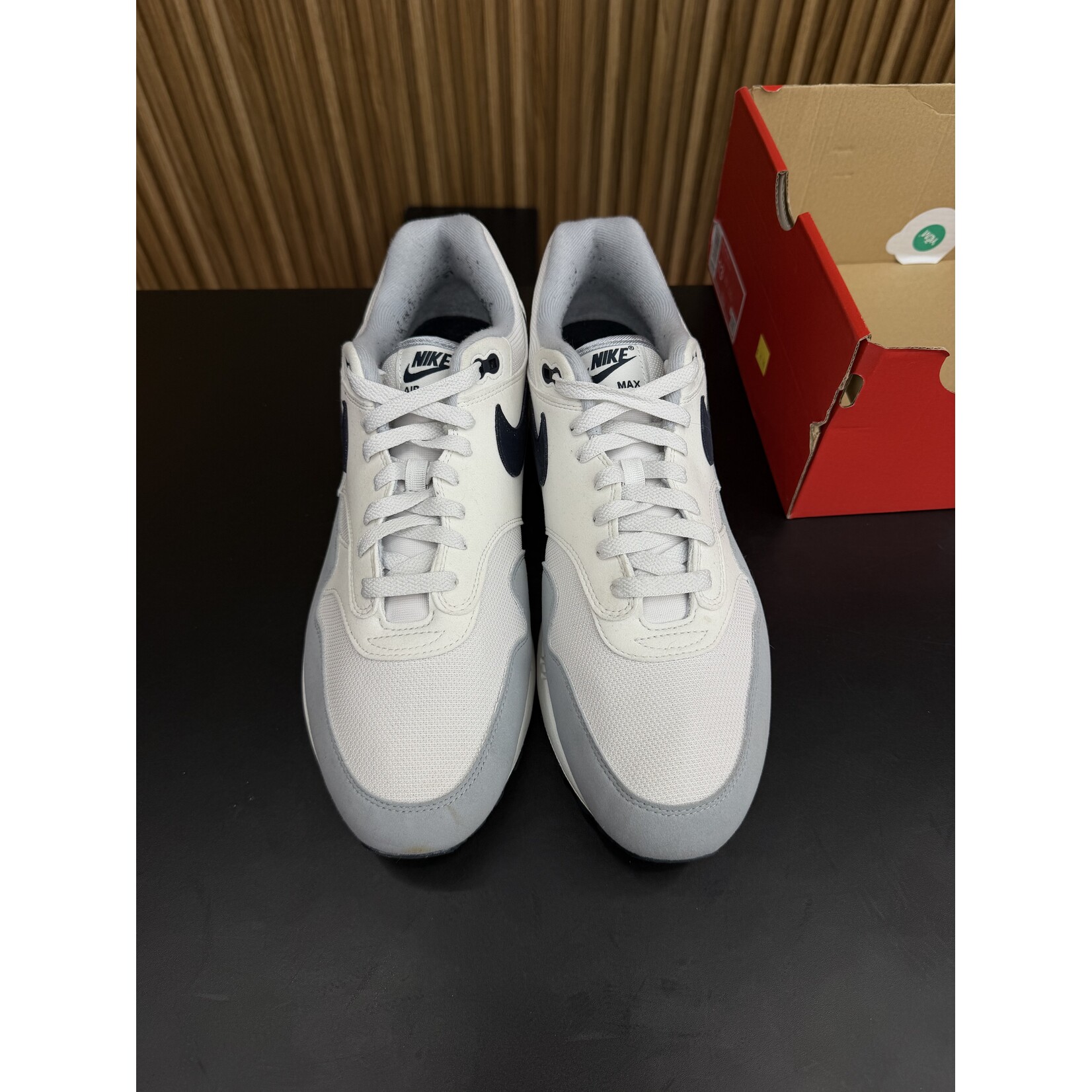 Nike Nike Air Max 1 Platinum Tint Dark Obsidian Size 13, PREOWNED